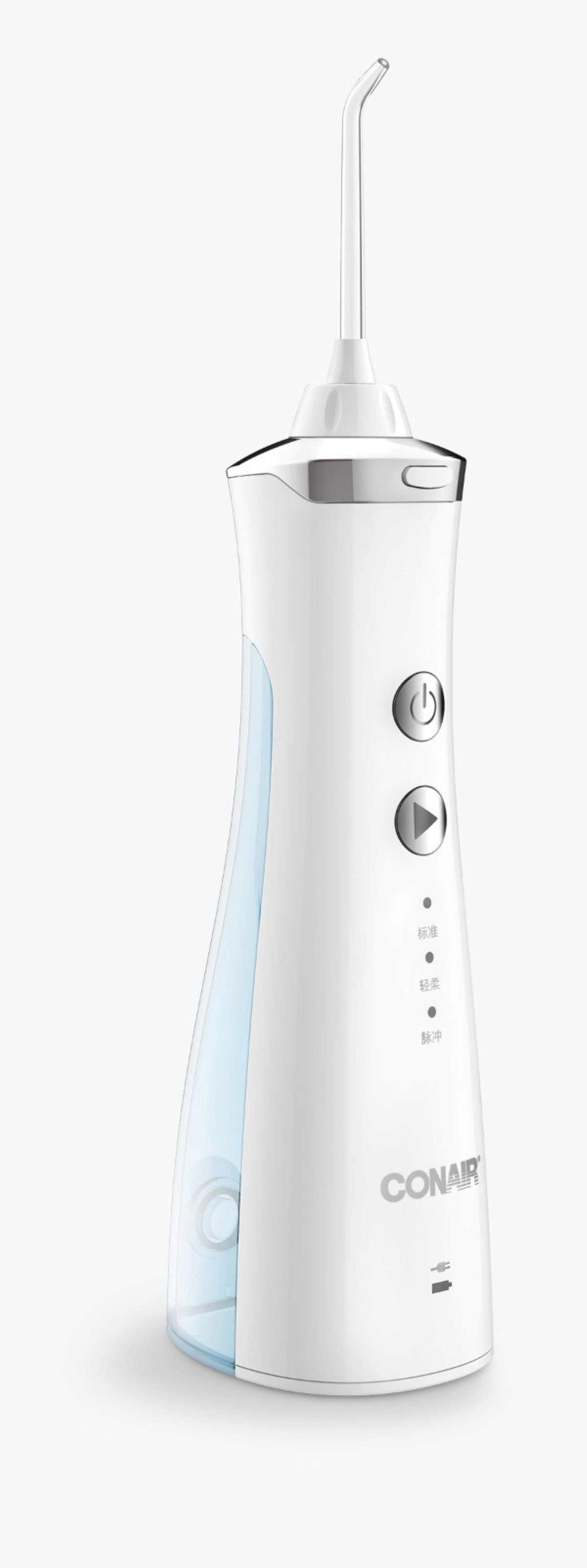 CONAIR Portable USB Rechargeable Water Flosser - Perfect for Travel, Home & Office Dental Care