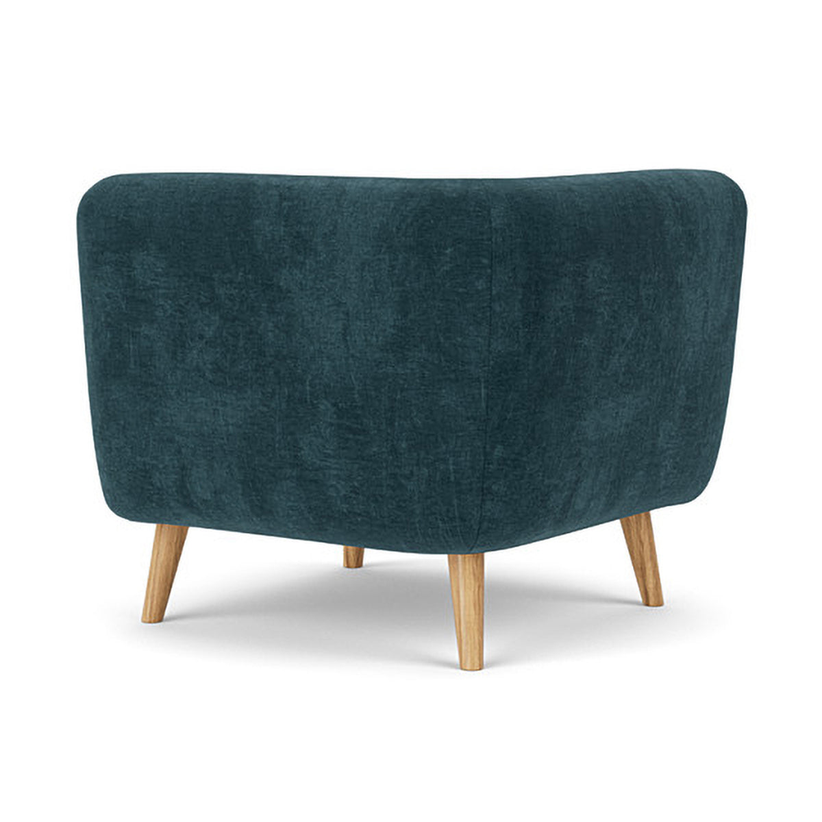 Alfred Fabric Right 1 Seater Modular Sofa - Modern Comfortable Single Chair for Living Room, Bedroom & Small Spaces