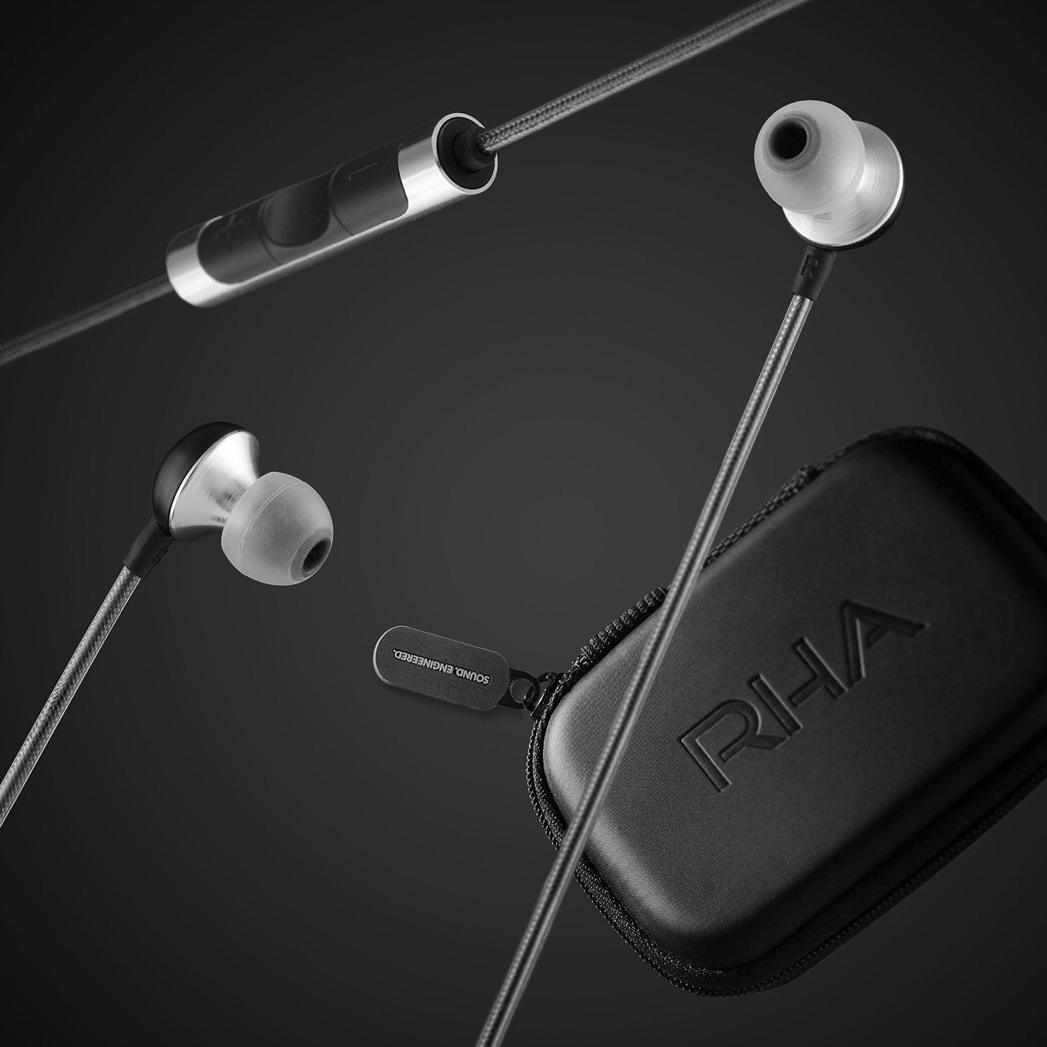 RHA MA600i Noise Isolating In-Ear Headphones with Remote & Mic - Perfect for Commuting, Workouts & Travel | High-Fidelity Sound for Music Lovers