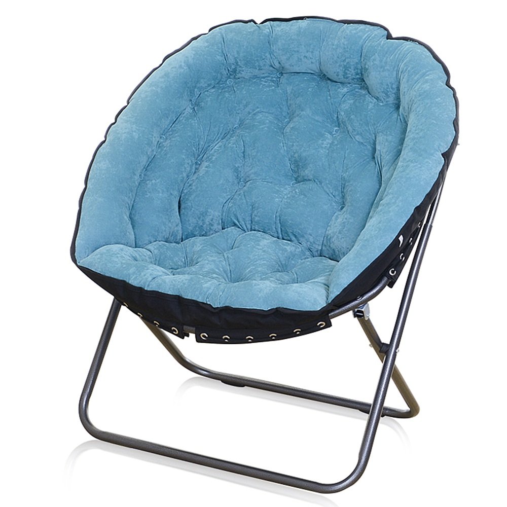 DUWX Blue Lounge Chair - Single Mini Sofa Chair for Living Room, Sun Lounger - Perfect for Relaxing, Reading & Small Spaces