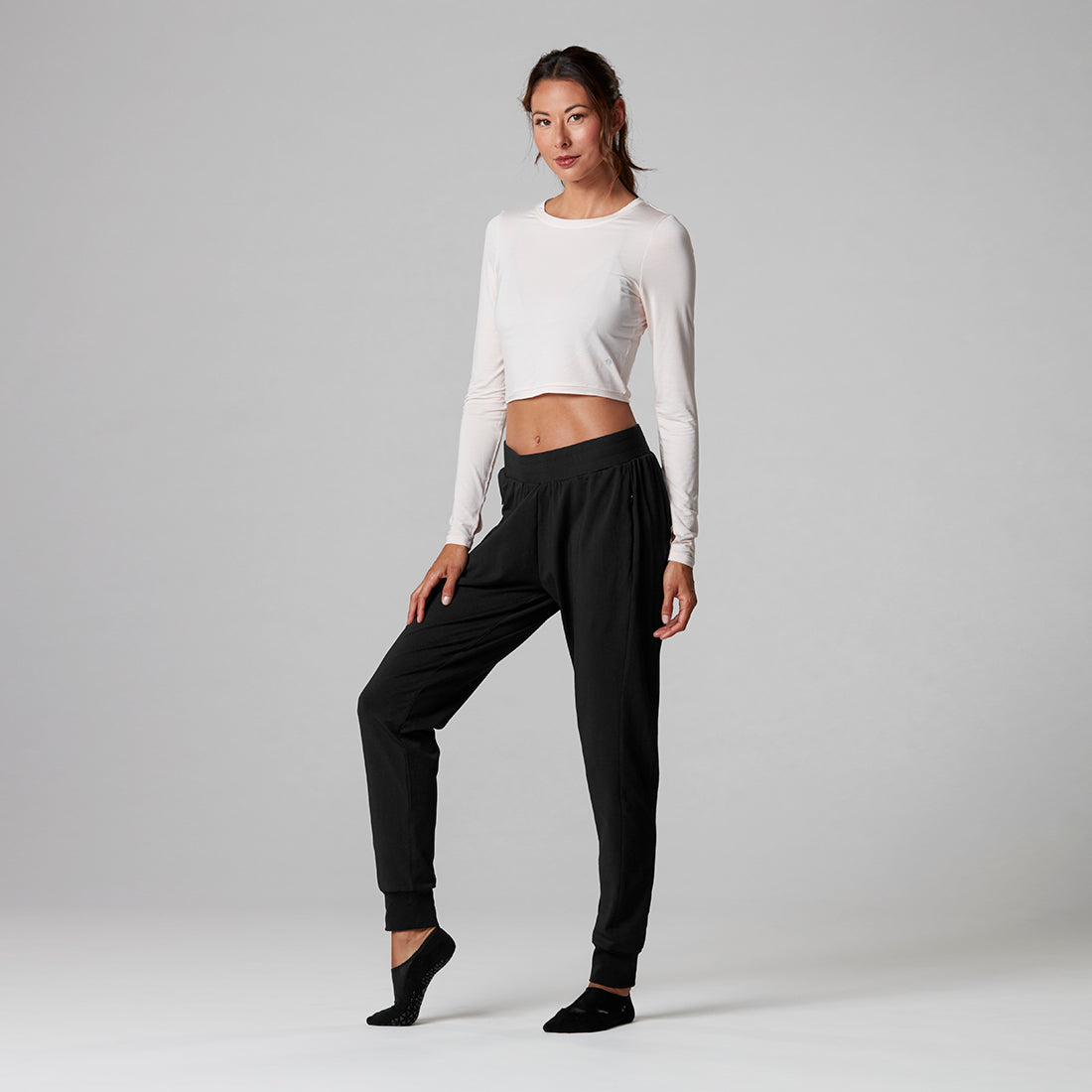 Tavi Noir Arabesque Long Sleeve Blouse - Elegant Floral Lace Top for Women | Perfect for Office, Date Night & Special Occasions