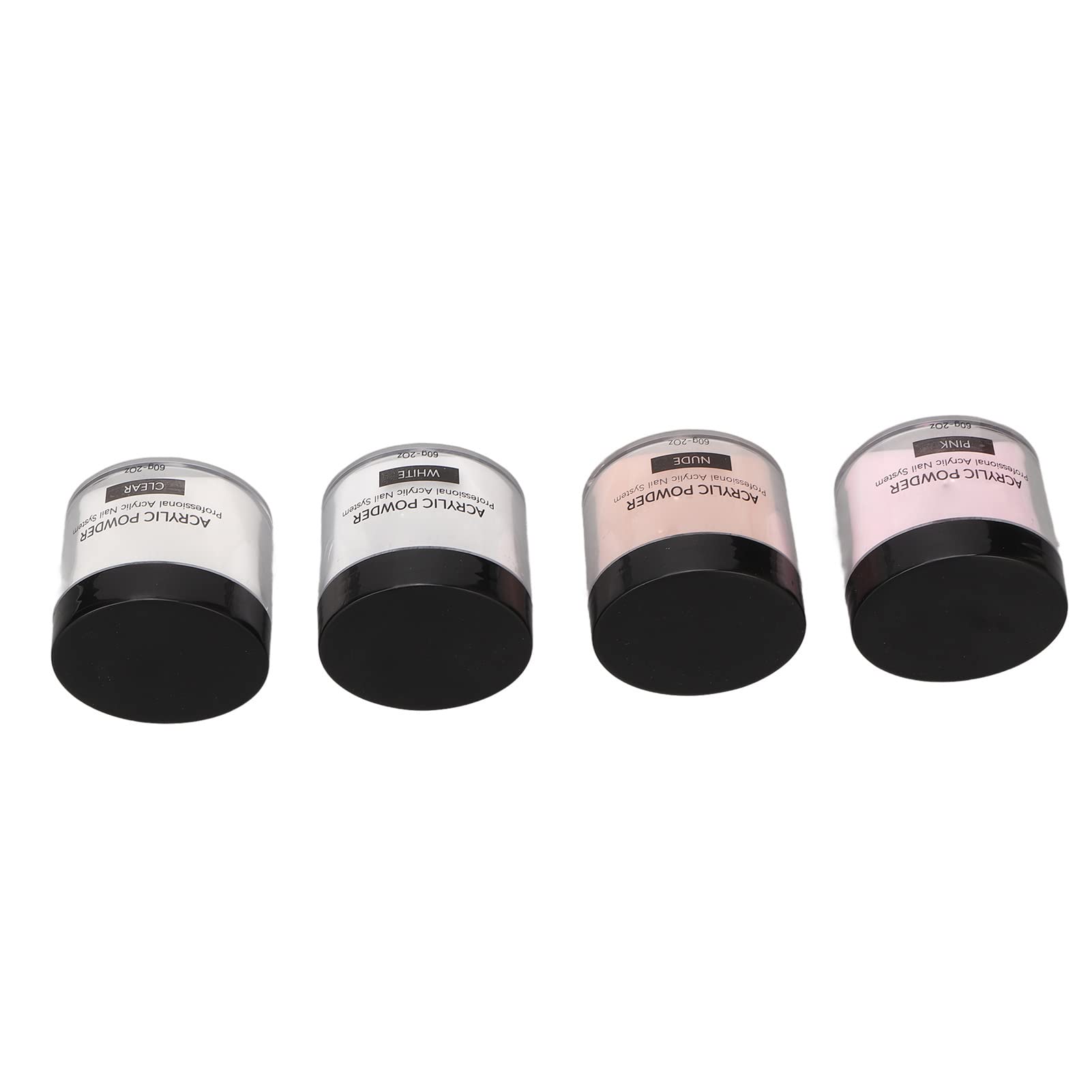 4 Colors Professional Nail Carving Powder - Long Lasting 3D Nail Extension Kit for Manicure & Nail Art (2.1oz) | Perfect for Salon, Home Use & DIY Nail Decorations