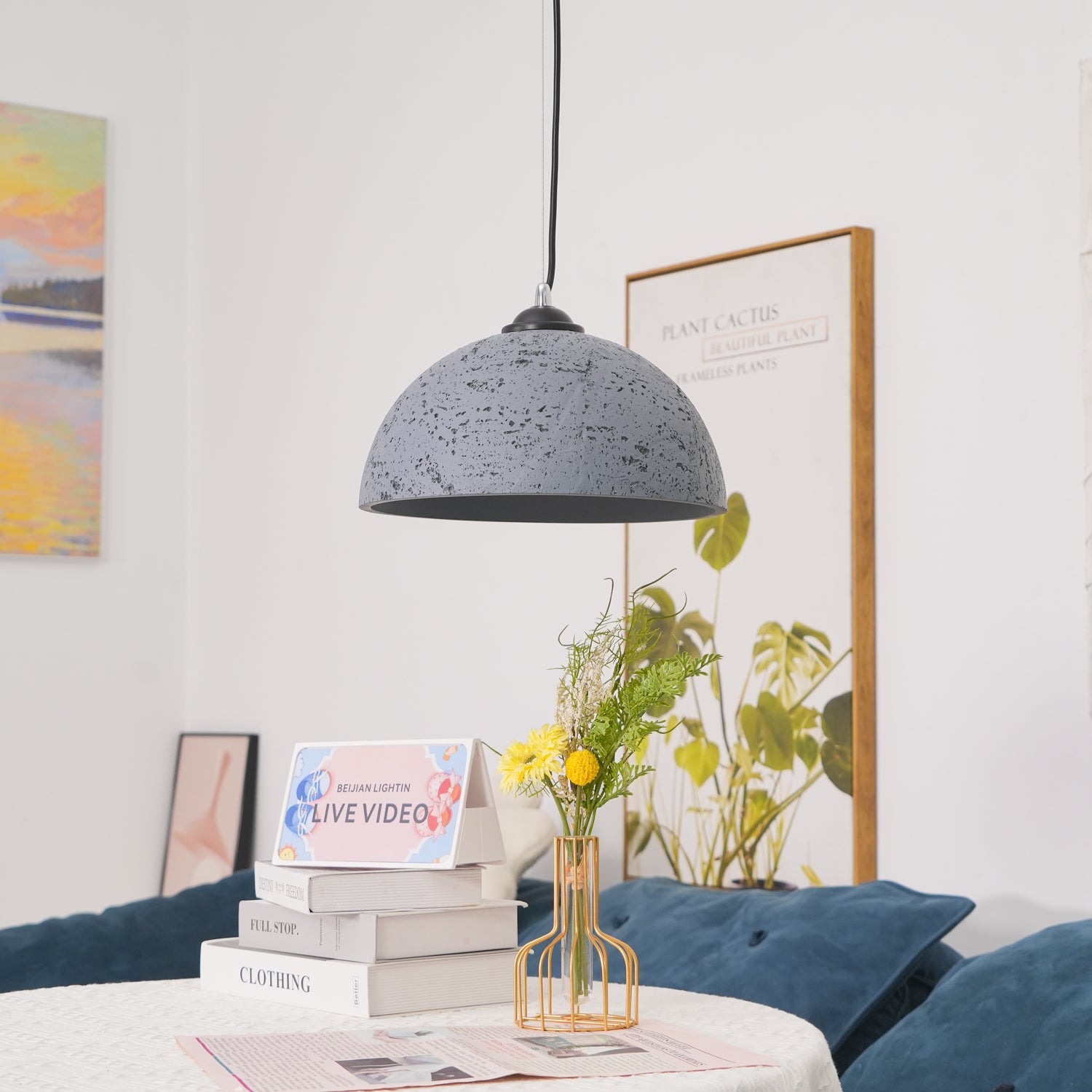 Modern Dome Morphe Pendant Light - Sleek Ceiling Lighting Fixture for Dining Room, Kitchen Island & Bedroom Decor | Energy Efficient LED Hanging Lamp
