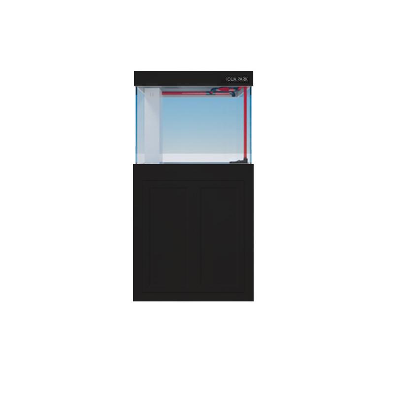 iAqua 80 Gallon Complete Aquarium Kit with LED Lighting & Filtration System - Perfect for Home, Office or Classroom Fish Tank Setup