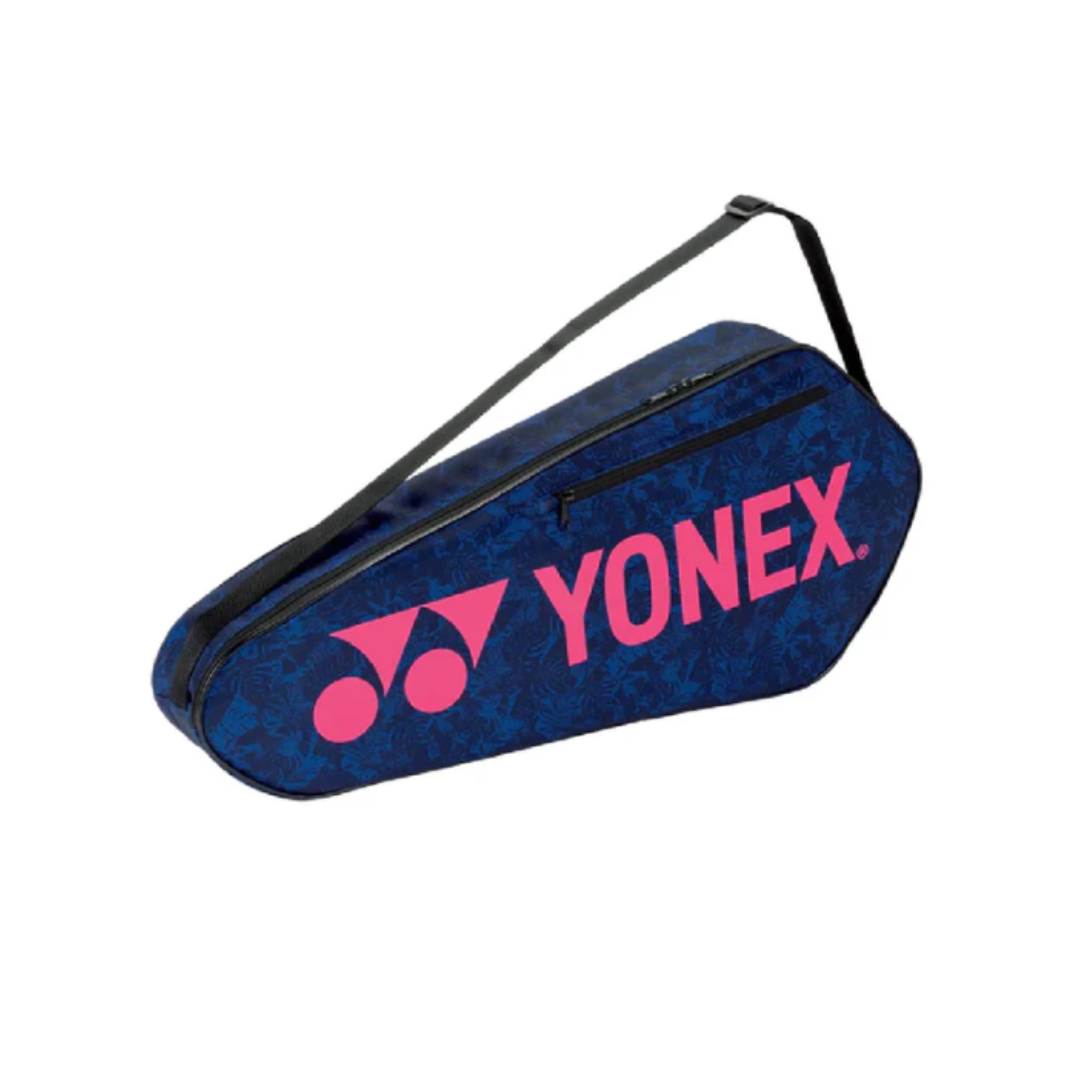 Yonex BAG42123EX 3-Piece Team Tennis Racket Bag - Navy/Pink - Perfect for Tennis Players, Coaches & Teams - Durable & Stylish Racquet Storage for Tournaments & Practice
