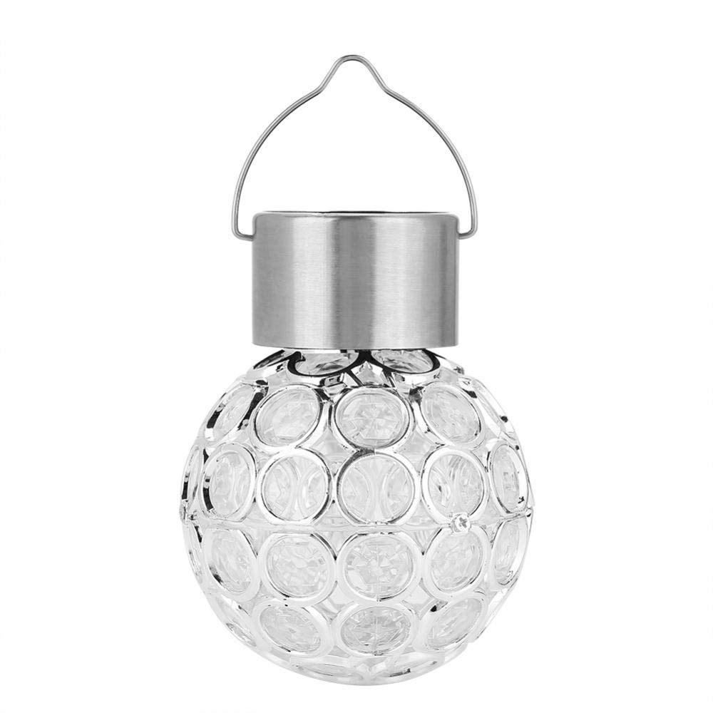 Solar Powered Hanging Ball Lamp - Outdoor Color Changing LED Garden Light for Walkway, Patio, Yard & Landscape Decoration (Multi-Color) | Weatherproof Solar Lighting for Pathways, Porch & Backyard Decor
