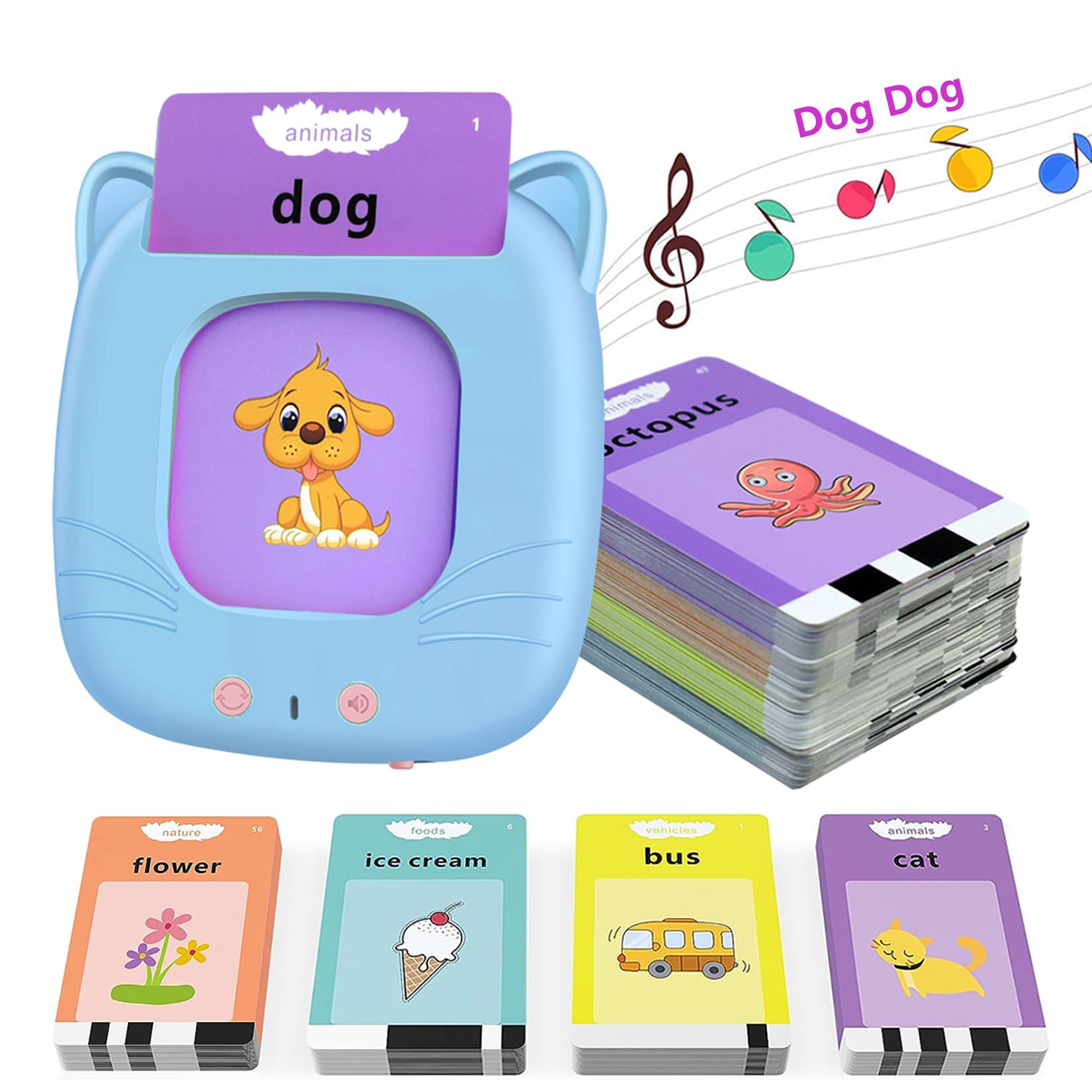 224 Sight Words Talking Flash Cards for Toddlers | Montessori Learning Toys | Speech Therapy & Autism Sensory Toys | Educational Gifts for Kids Ages 2-5 | Perfect for Preschool Learning & Home Schooling