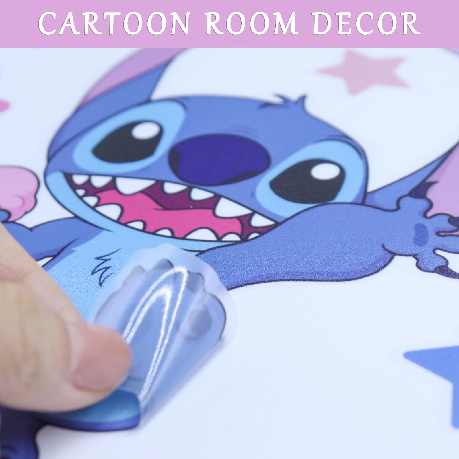 59 PCS Kids Wall Stickers - Cartoon Character PVC Removable Decals for Nursery, Girls Bedroom, Playroom & Living Room - DIY Home Decor for Baby & Children's Rooms | Perfect for Birthday Gifts & Room Makeovers