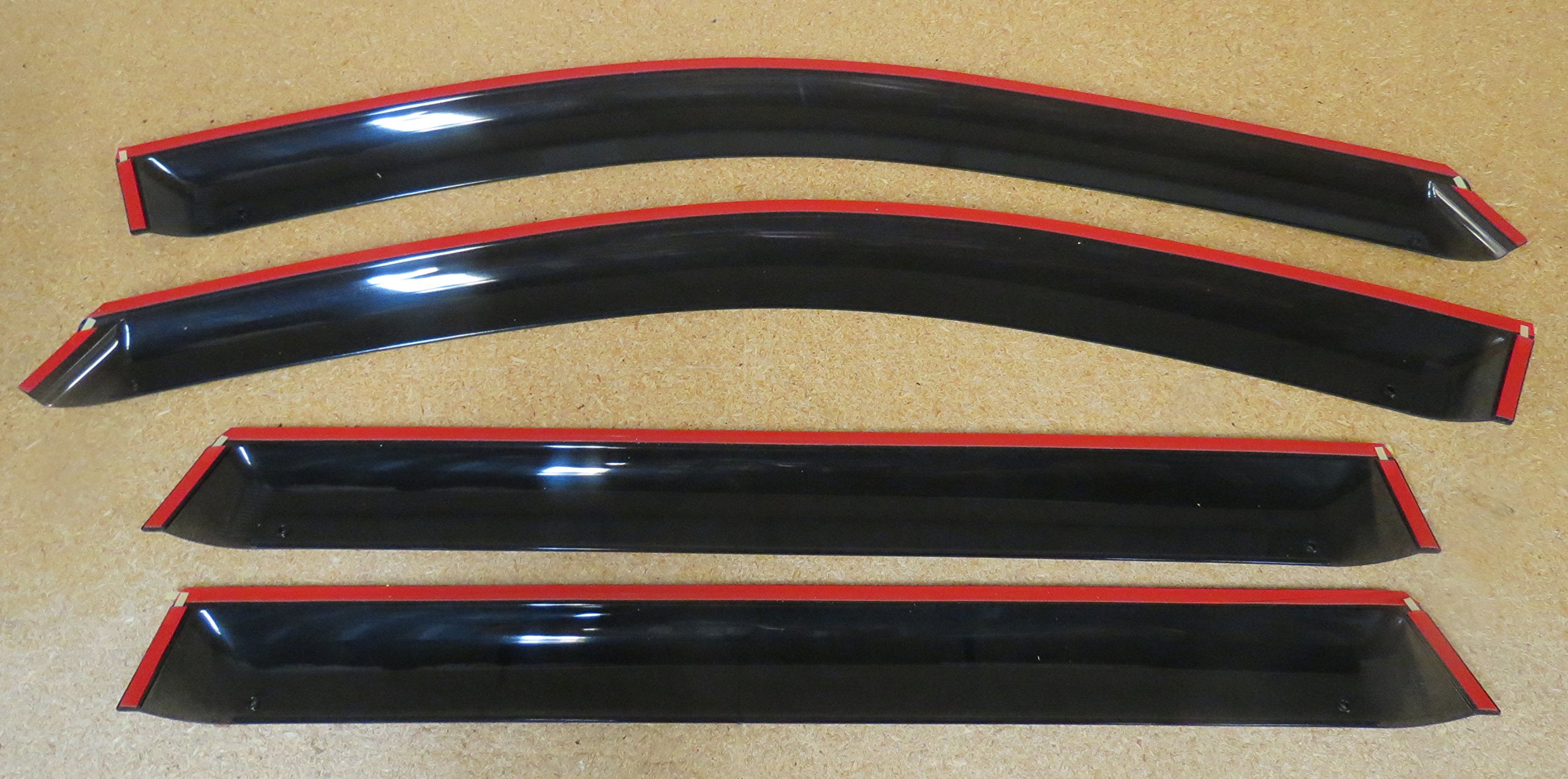 Jeep Cherokee Side Window Air Deflectors - Mopar OEM Replacement Parts - Reduce Wind Noise & Rain Protection for Jeep Cherokee 2014-2023 Models - Perfect for Highway Driving & Outdoor Adventures