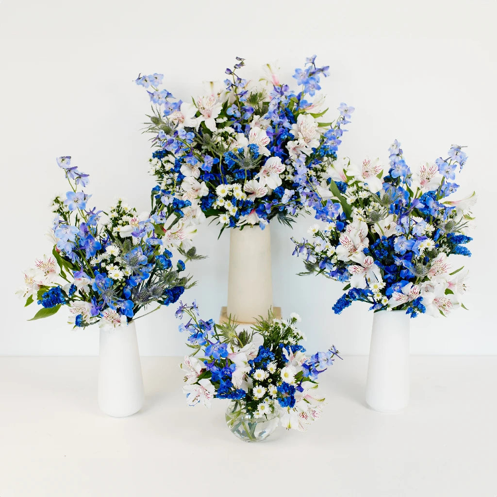 Blue Magic Flower Centerpiece - Elegant Floral Table Decor for Weddings, Parties & Home Decor | Perfect for Centerpieces, Events & Gifts