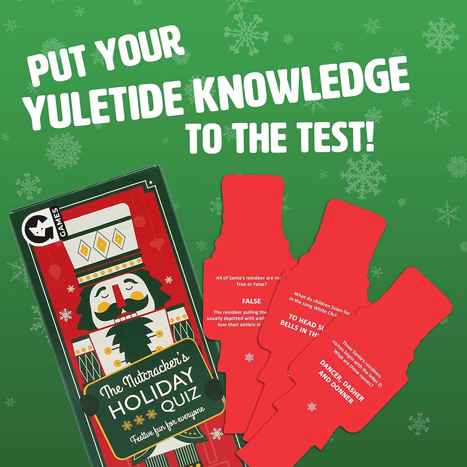 Christmas Nutcracker Quiz Game - Fun Holiday Trivia for Family Gatherings & Party Entertainment