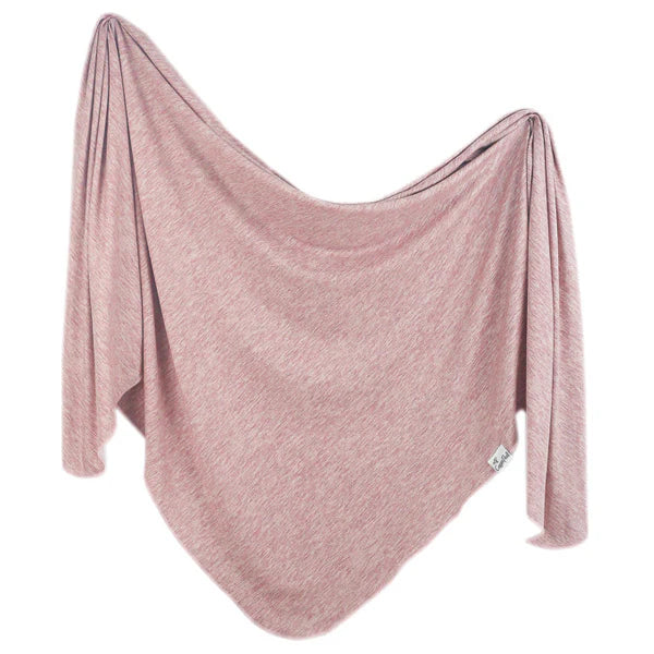 Soft Copper Pearl Knit Swaddle Blanket for Baby - Maeve Collection | Breathable & Stretchy Newborn Wrap | Perfect for Swaddling, Nursing, Stroller & Photo Shoots