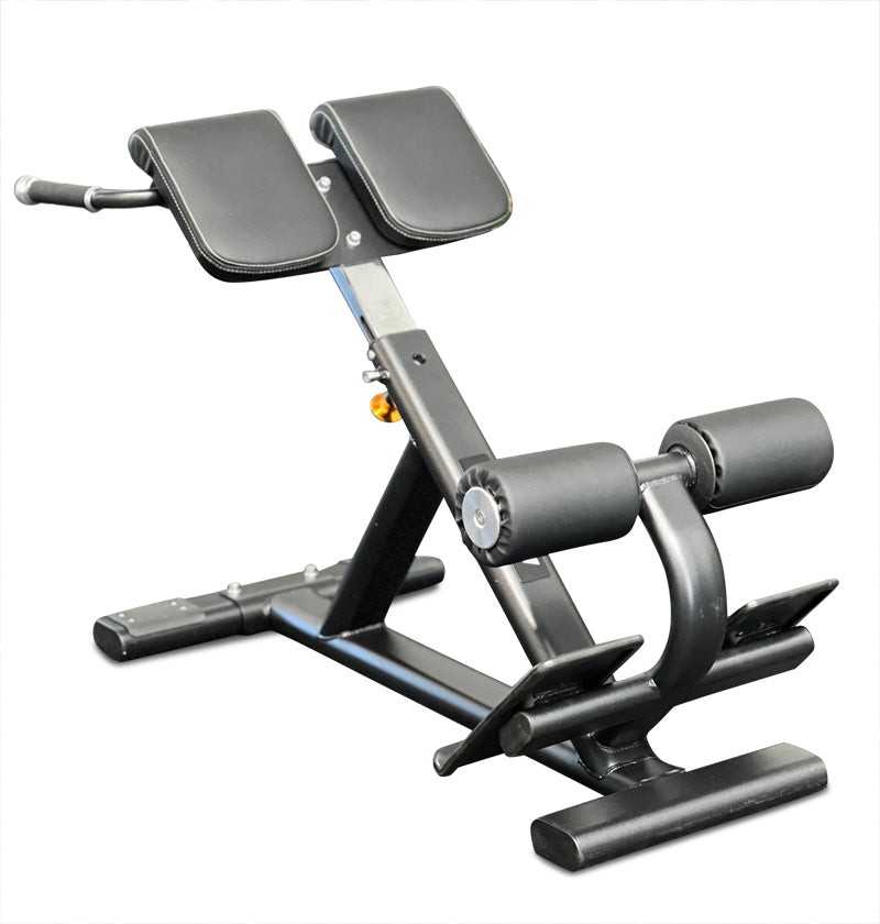 45 Degree Hyperextension Bench for Home Gym - Adjustable Back Extension Machine for Core & Glute Workouts - Perfect for Strength Training & Rehabilitation Exercises