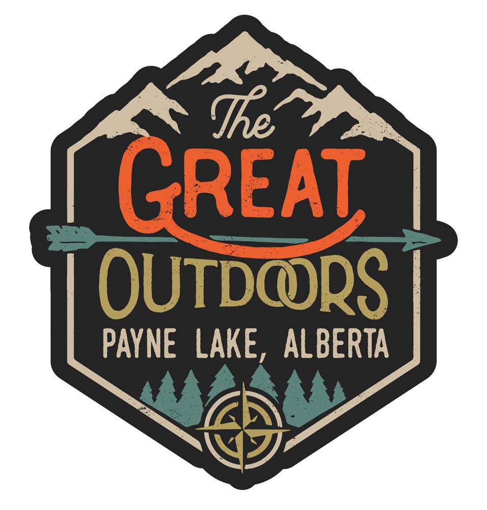 Payne Lake Alberta The Great Outdoors 4-Inch Fridge Magnet - Perfect for Travel Memories, Office Decor & Souvenir Collecting