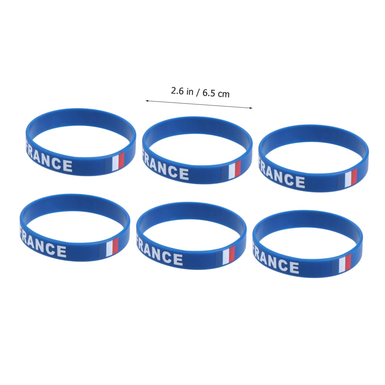 TEHAUX 10 Pcs Rubber Bands Women Bracelets - Durable Silicone Wristbands for Country Fans, Rural Man Party Supplies, Perfect for Concerts, Festivals, and Outdoor Events