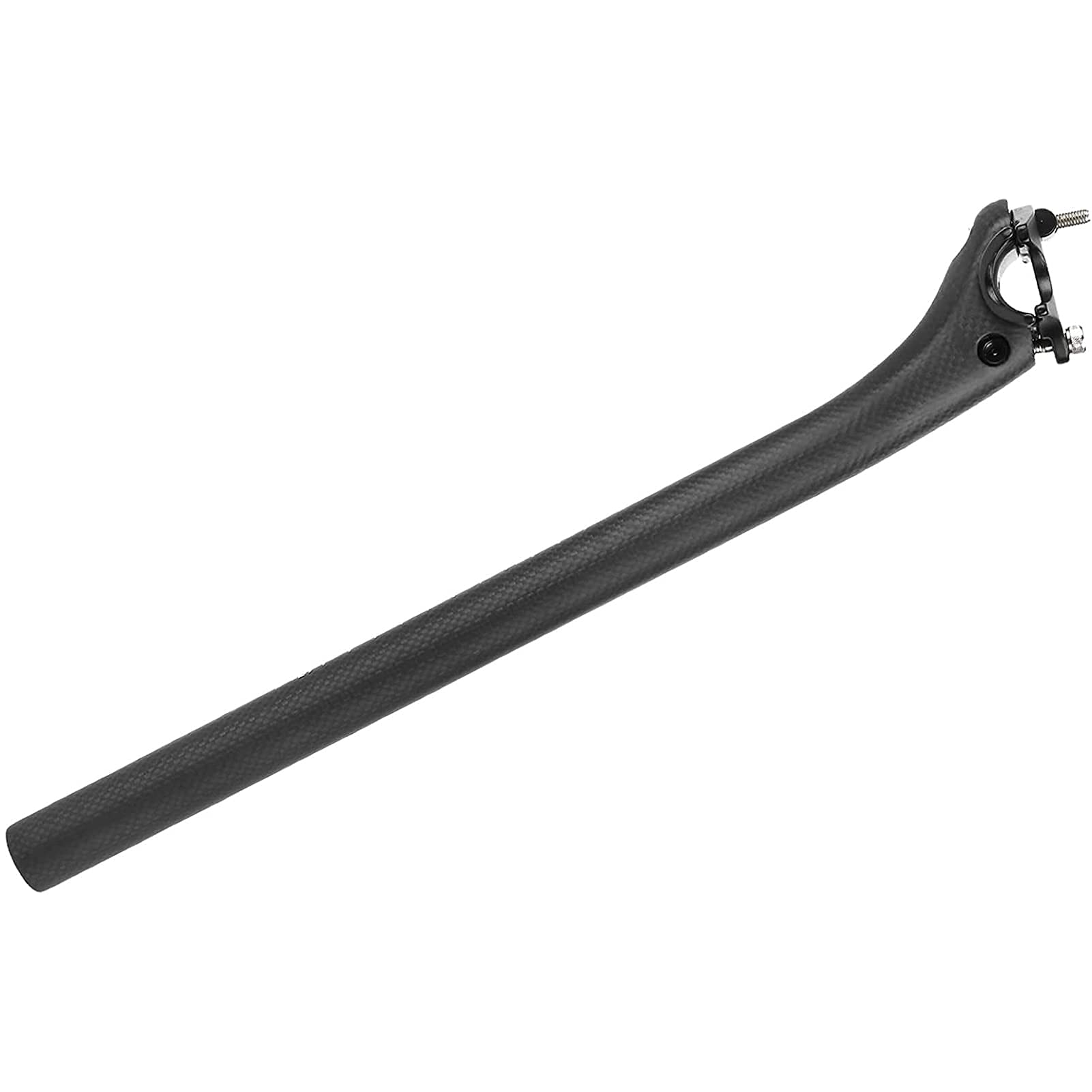 DSJGVN Carbon Fiber Bike Seat Post - 25.4/27.2/30.8/31.6mm Adjustable Height Bicycle Seatpost for Road Bikes & Mountain Bikes - Lightweight Cycling Comfort with Micro Adjust Clamp (Black) | Perfect for Commuting, Trail Riding & Fitness Cycling