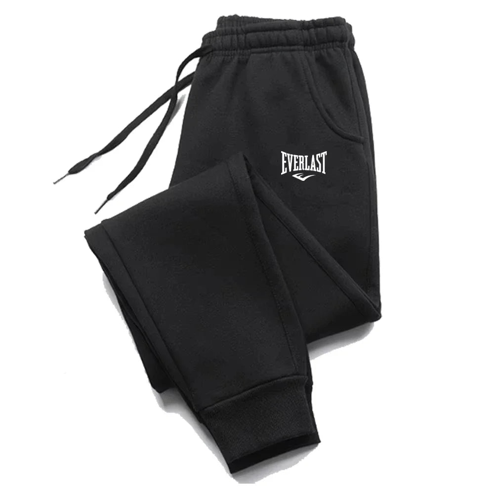 EVERLAST Printed Running Pants for Men & Women - Breathable Joggers Sweatpants for Gym, Fitness, Casual Wear & Outdoor Sports - Comfortable Workout Trousers for Running, Yoga & Daily Activities
