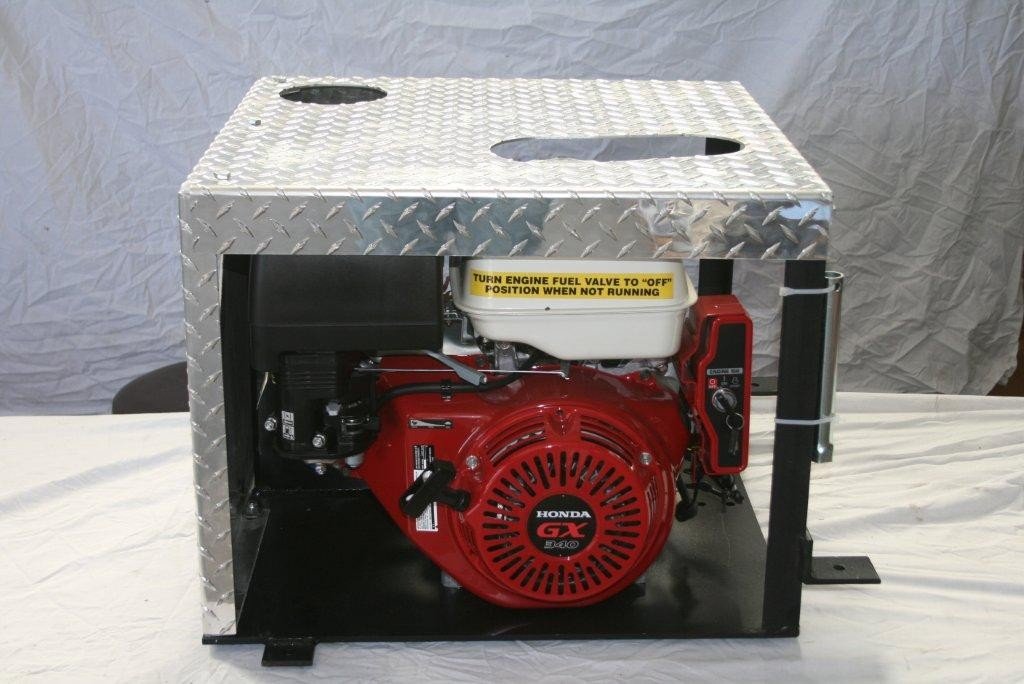 Mobile Hydraulic Trailer Power Unit - Gas Powered for Heavy Duty Towing