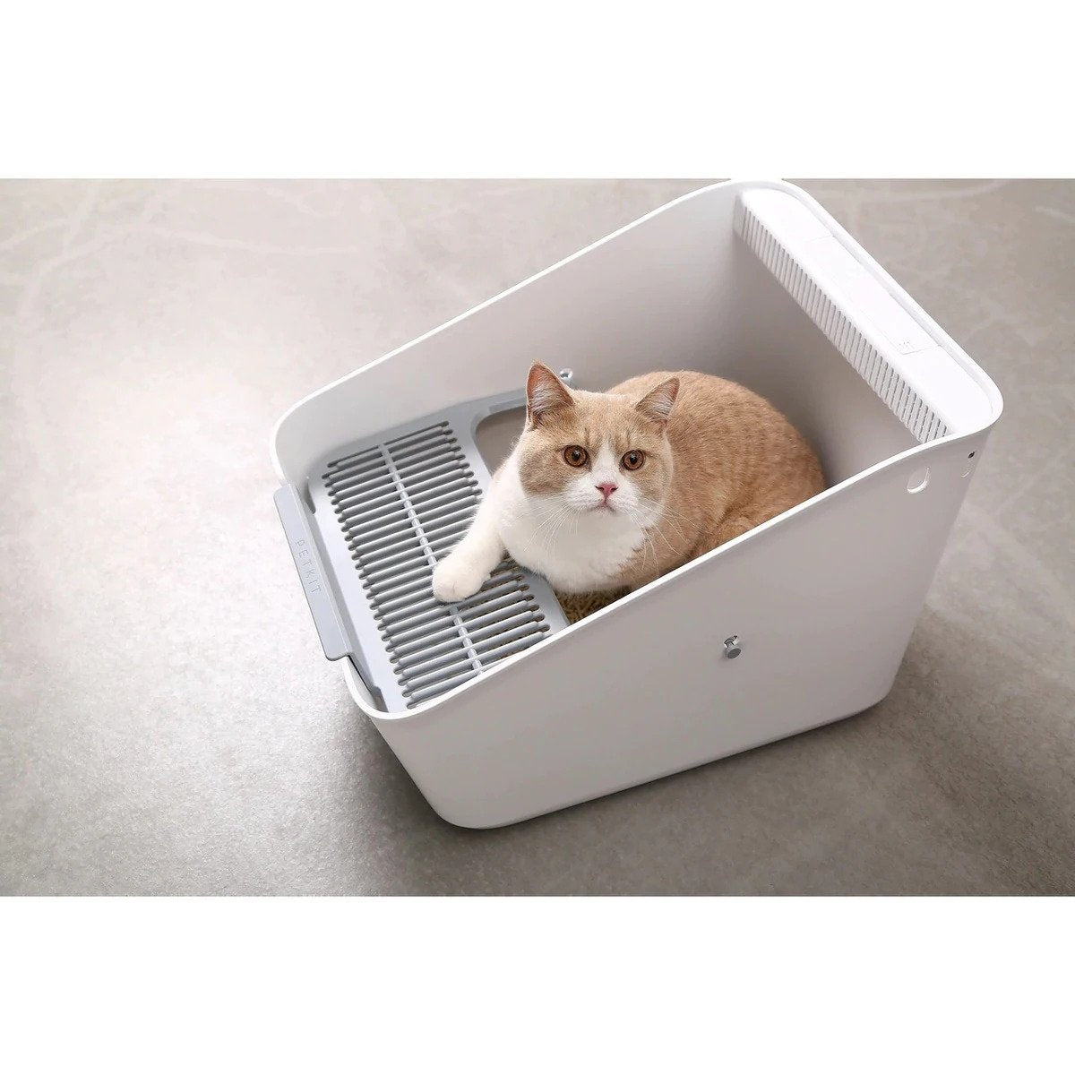 Pura Detective Deodorizing Cat Litter Box - Odor Control Self-Cleaning Litter Box for Cats - Perfect for Small Spaces & Multi-Cat Homes