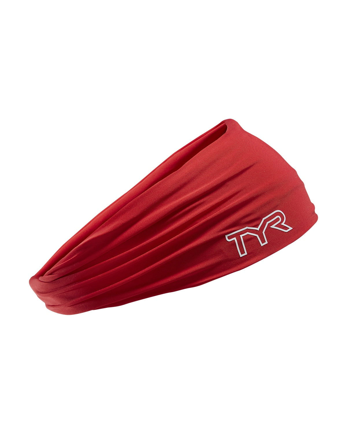 Tyr Performance Headband for Swimming & Running - Red, Sweat-Wicking & Comfortable for Athletes & Fitness Enthusiasts