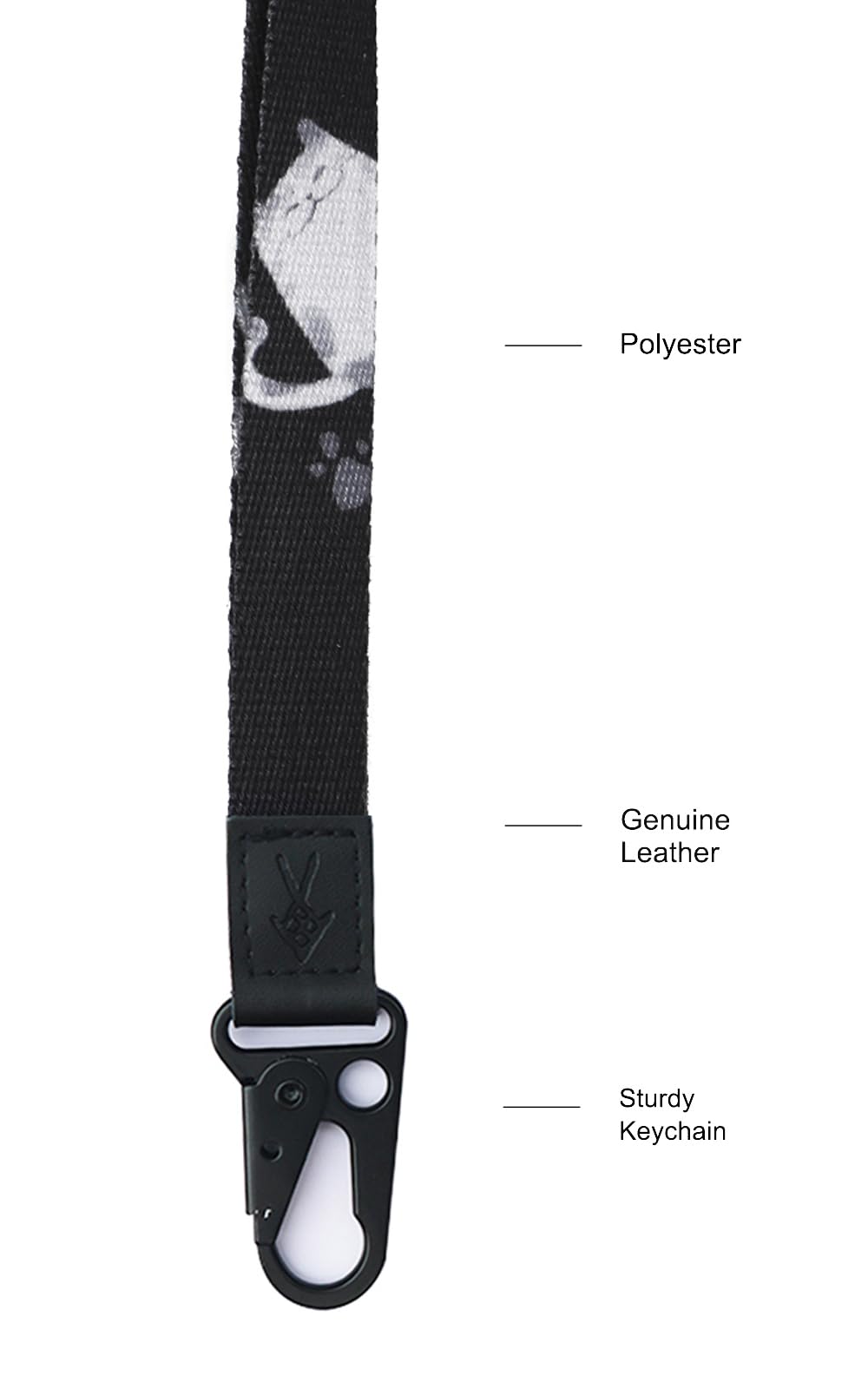 Cool Lanyards for Keys & Wallets - Durable Keychain Holder for Work & Travel