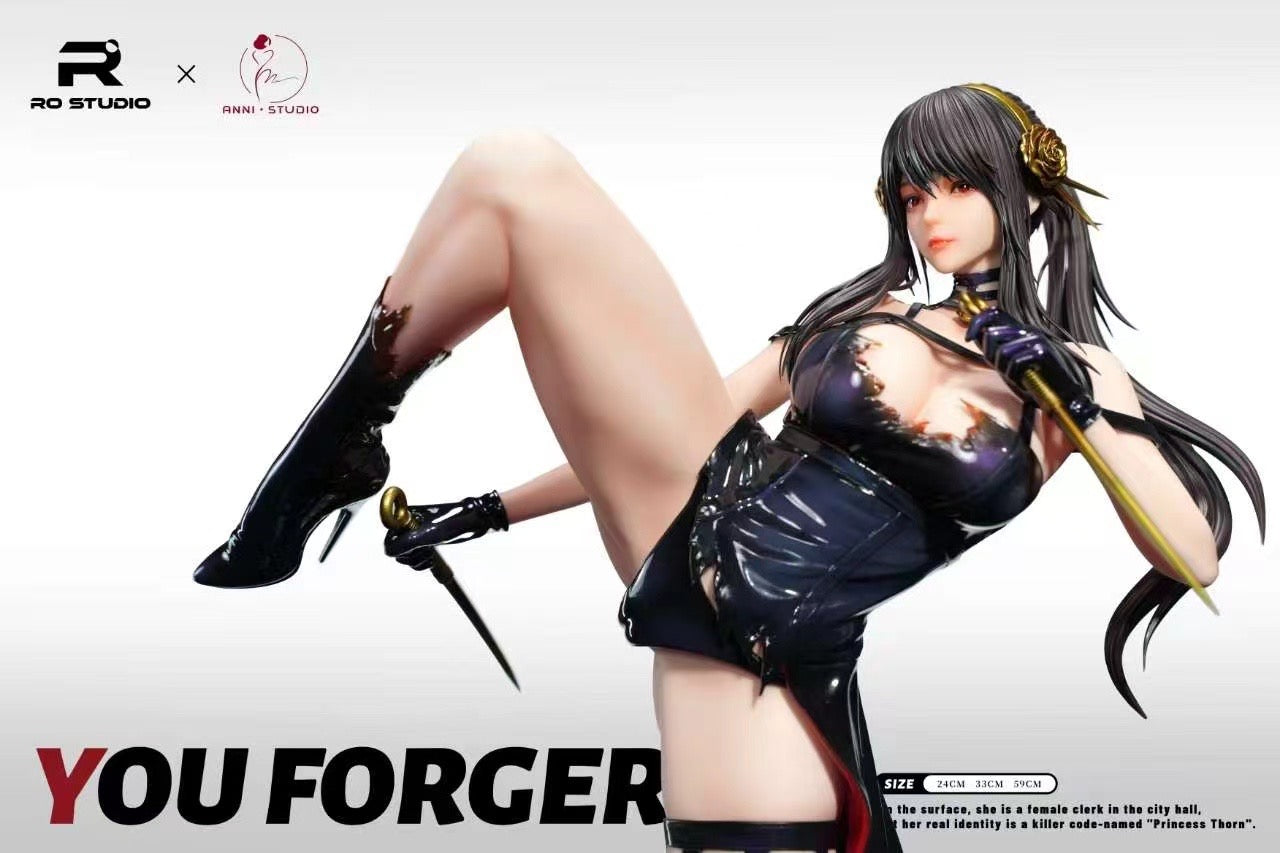 RO Studio x ANNI Studio Spy x Family Yor Forger Cosplay Costume | Official Licensed Anime Outfit for Halloween, Comic Con & Cosplay Events