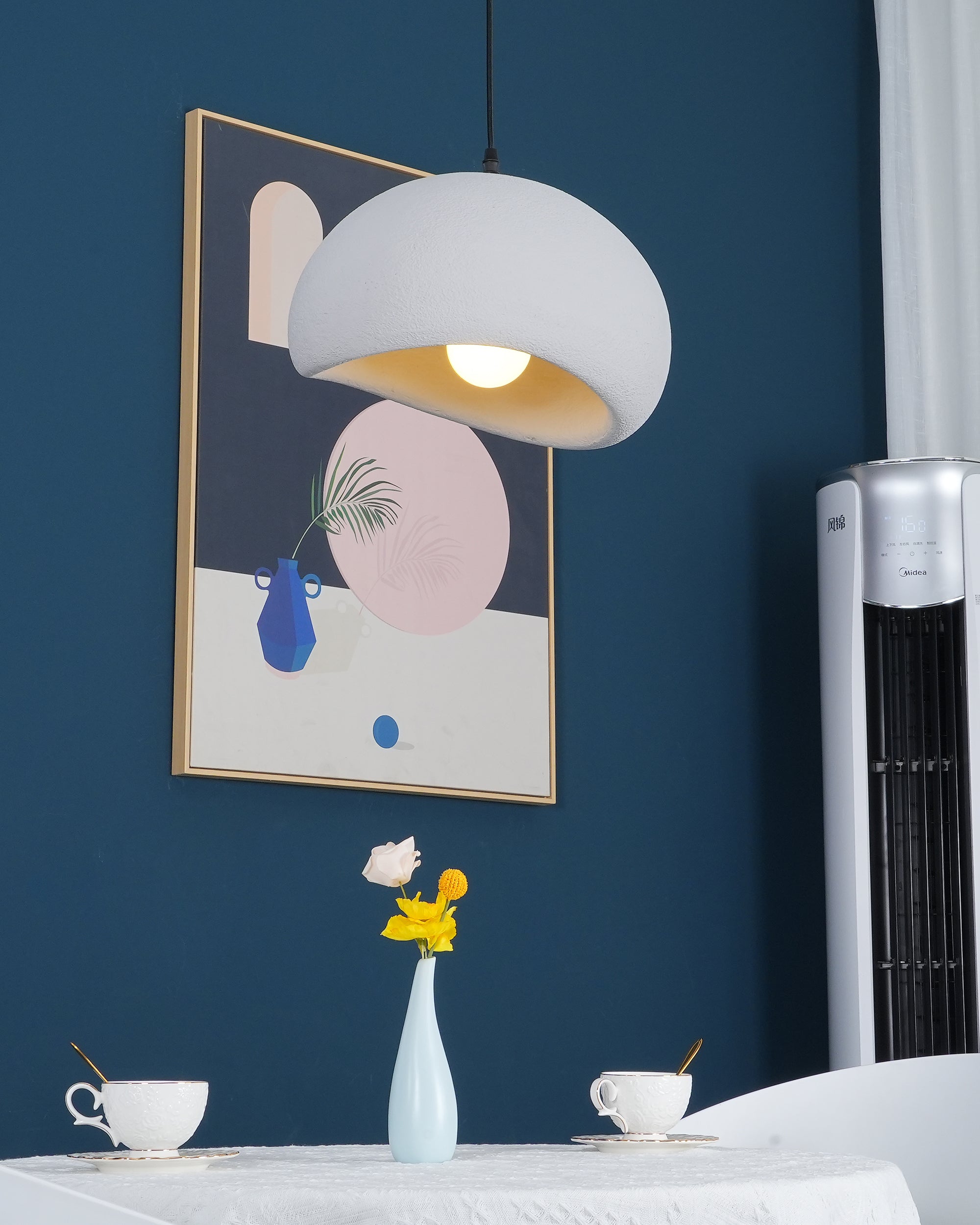 Cloud Pendant Light - Modern B-Shaped Hanging Lamp for Kitchen Island, Dining Room, or Bedroom Lighting