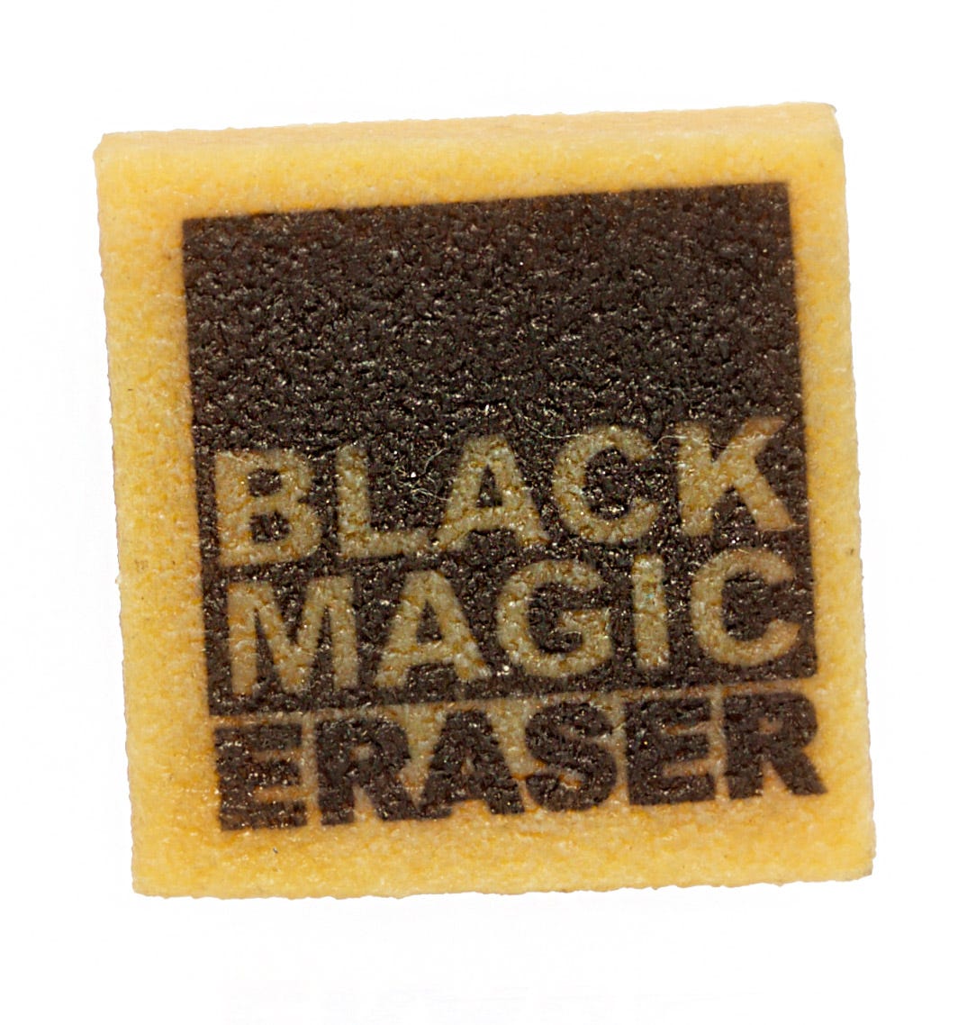 Black Magic Grip Tape Eraser - Non-Slip Skateboard Grip Tape Cleaner - Perfect for Skateboard, Longboard & Scooter Maintenance - Keep Your Board Grippy & Clean