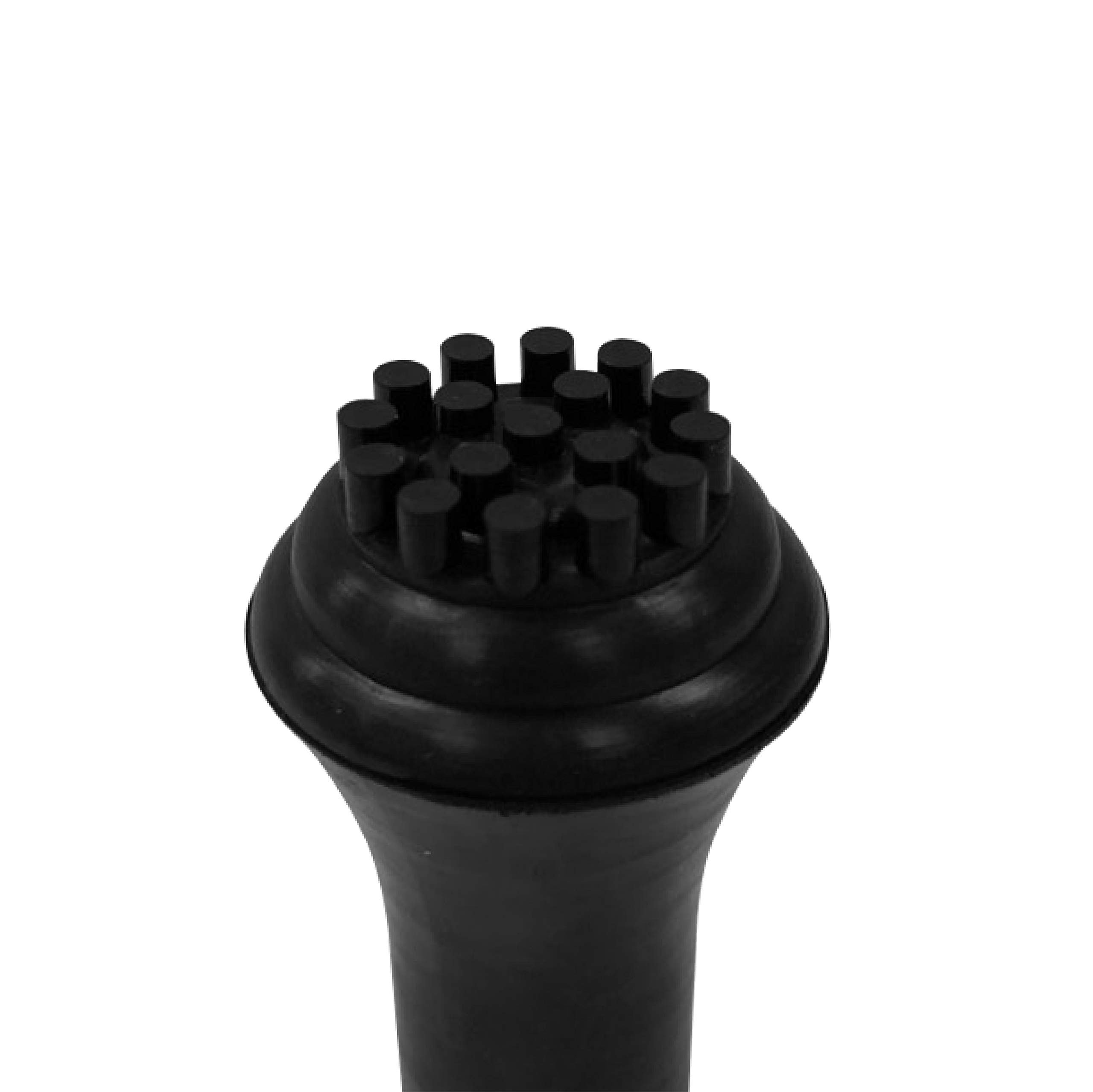 Replacement Trekking Pole Tips - 3/8 Inch Hiking Pole Protectors for Most Standard Walking Sticks | Durable Black Rubber Tips (4-Pack) by RIANT WHEEL | Perfect for Mountain Hiking, Backpacking & Outdoor Adventures