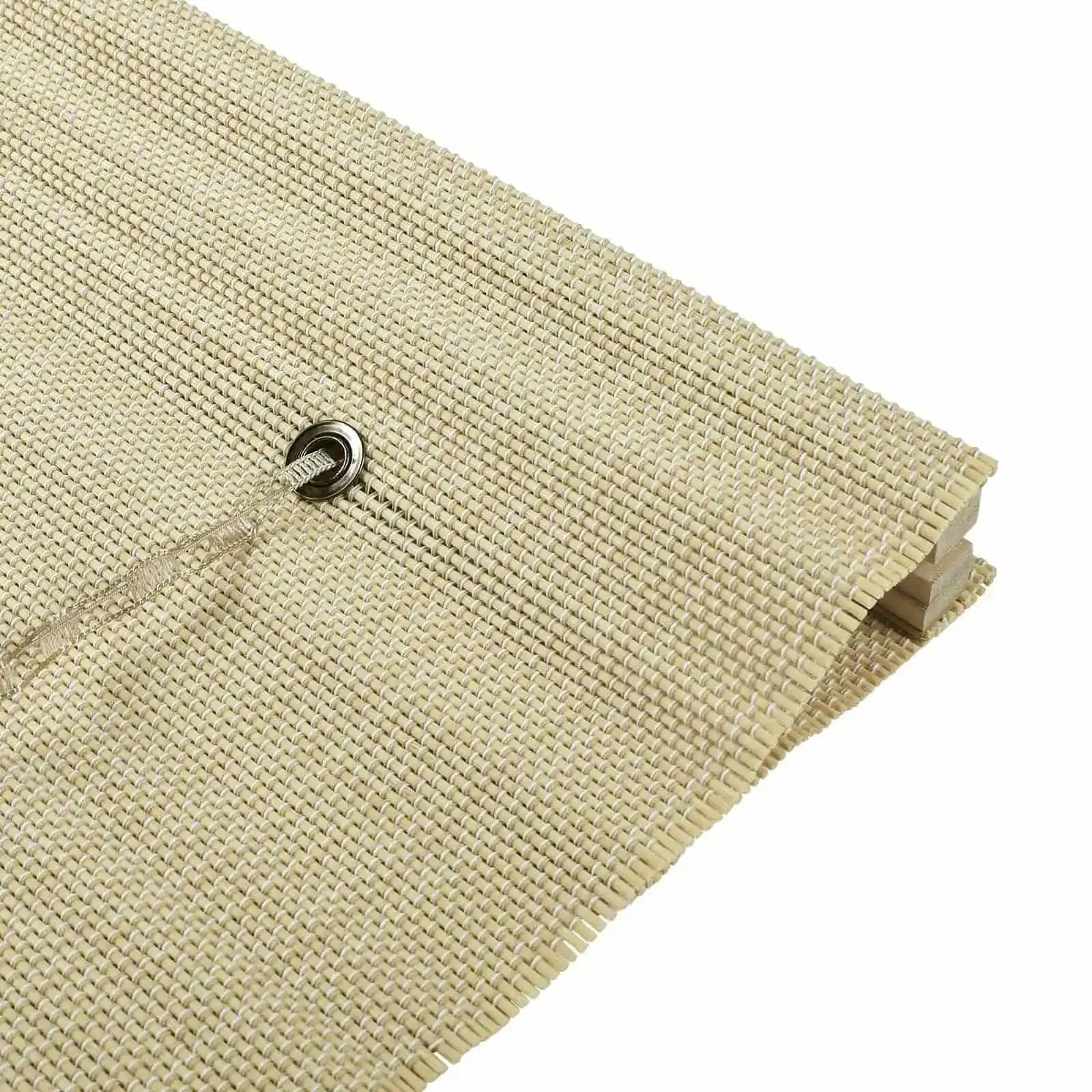Rae Natural Bamboo Woven Shades Series S - Eco-Friendly Window Blinds for Home & Office - Perfect for Living Room, Bedroom, and Patio Privacy