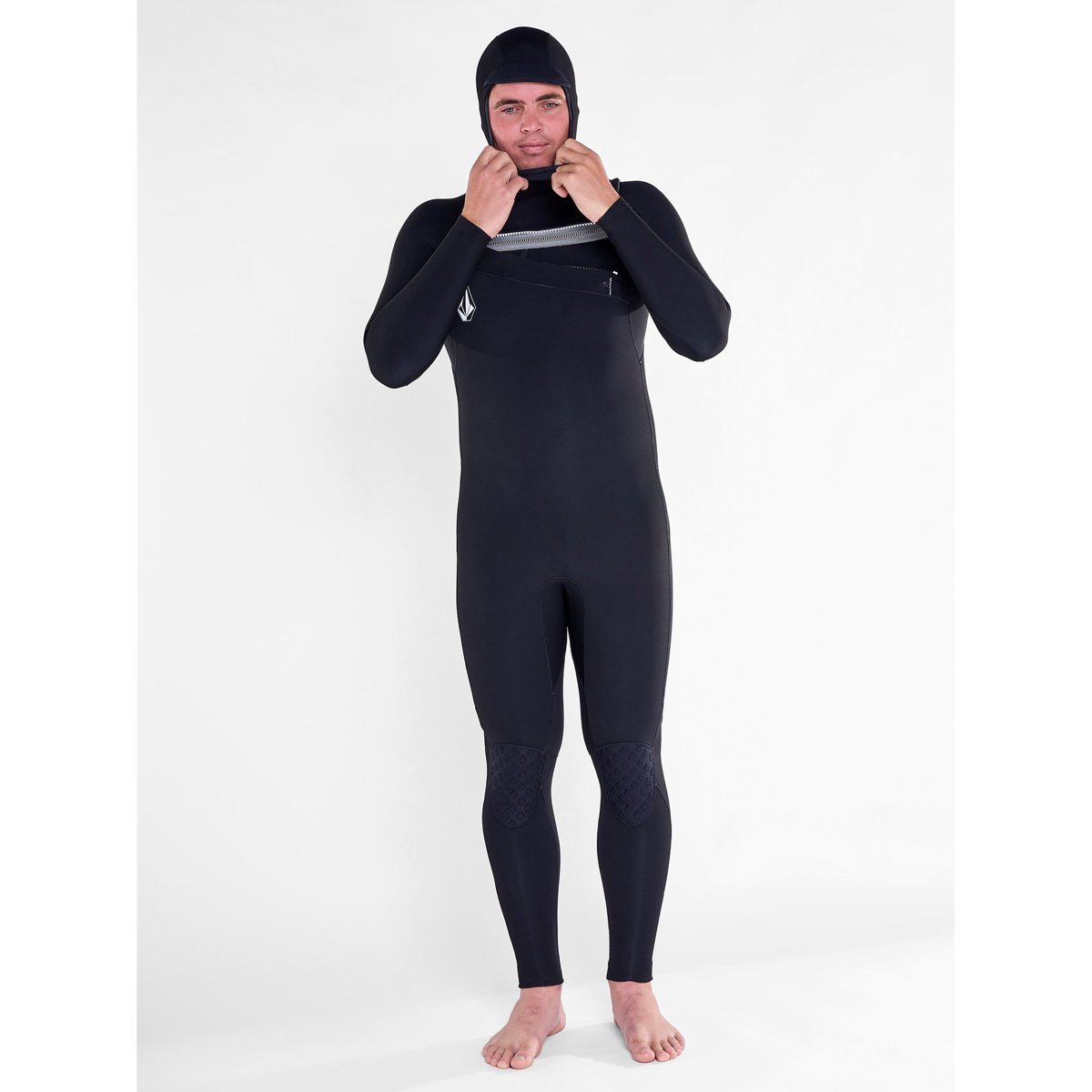 Volcom Men's 4/3mm Chest Zip Full Wetsuit - Premium Neoprene Surfing & Diving Suit for Cold Water Protection