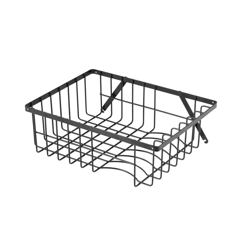 2-Tier Stainless Steel Dish Drying Rack for Kitchen Counter - Space Saving Pisa Style Dish Drainer with Utensil Holder - Perfect for Small Apartments & Compact Spaces