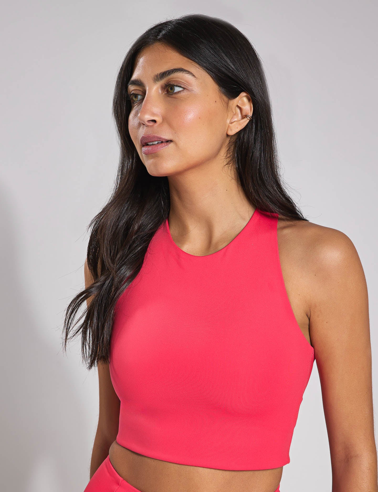 Dylan Bra Geranium - Comfortable Lace Bralette for Women - Perfect for Everyday Wear, Yoga, and Lounge