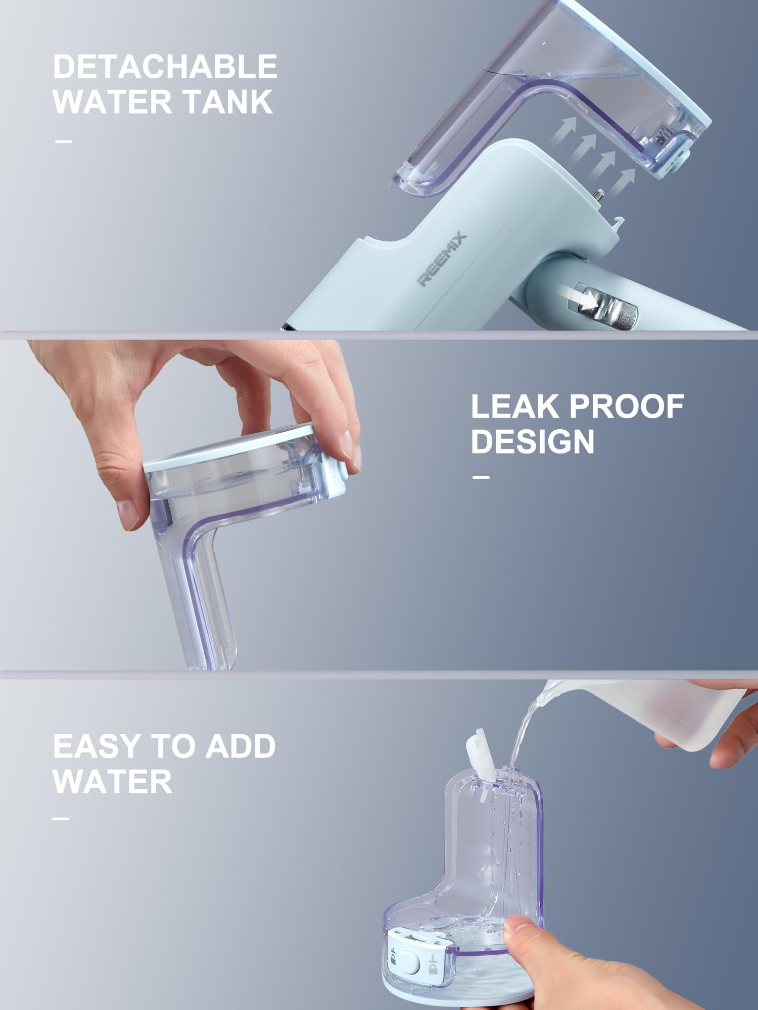Portable Garment Steamer 1300W - Foldable Handheld Clothes Steamer for Travel & Home Use, Fast 20-Second Heat-Up, Lightweight Fabric Steamer for Suits, Dresses, Curtains - 120V Only (Aqua Blue) | Perfect for Business Trips, Weddings & Daily Wardrobe Care
