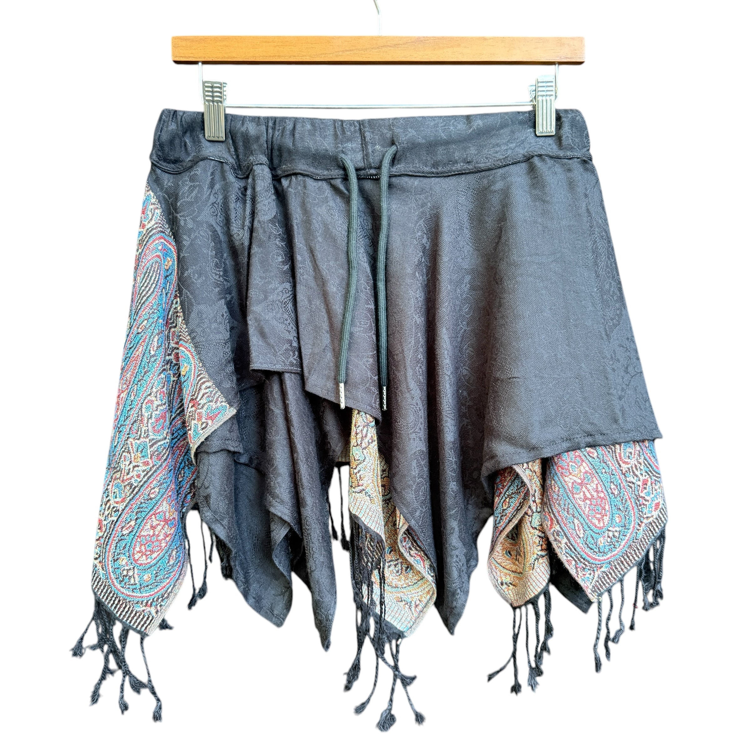 FAIRY PASH SKIRT - Unique Black Flowy Maxi Skirt for Women | Boho Chic Summer Dress | Perfect for Beach, Vacation & Festival Outfits
