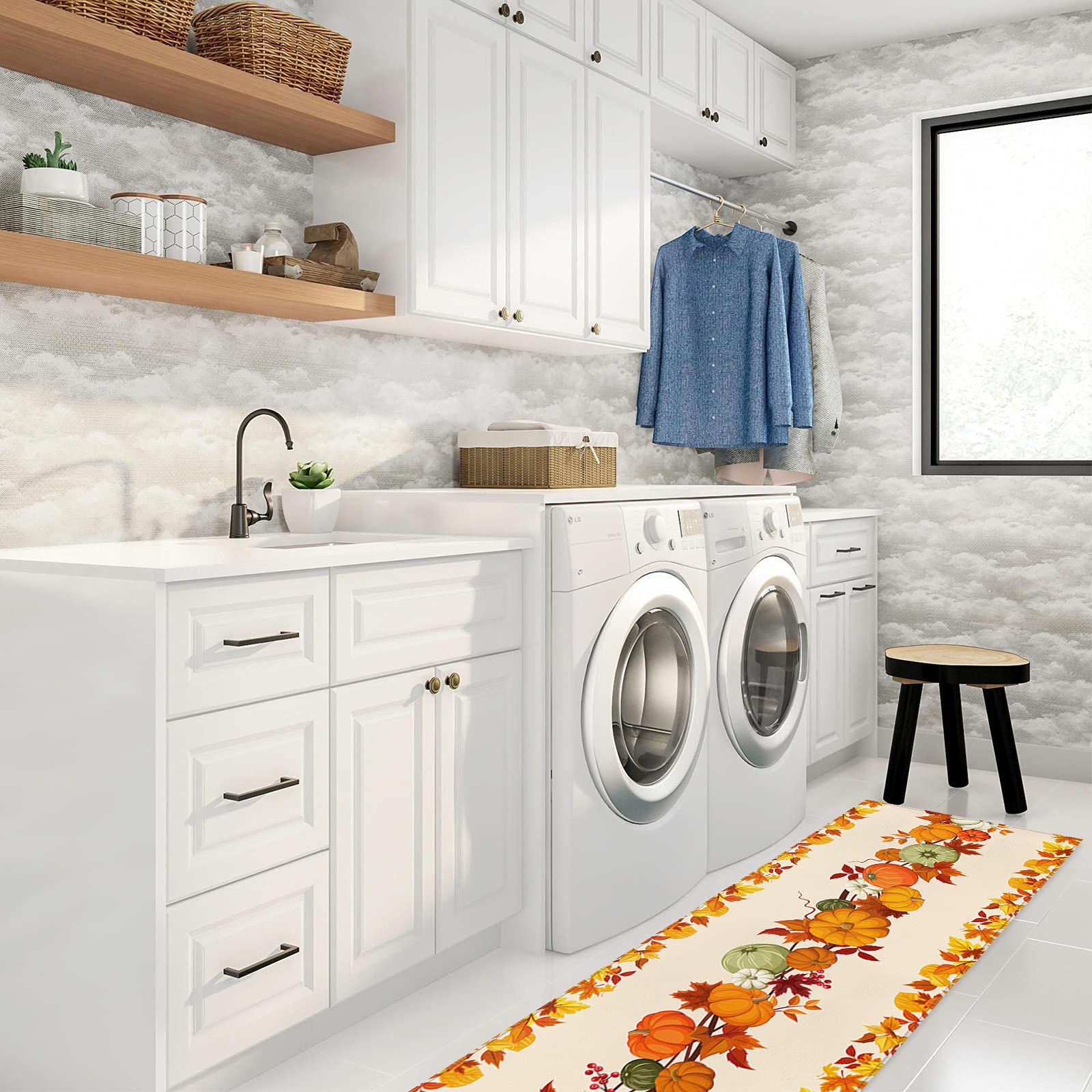 Anti-Fatigue Kitchen Mat - Non-Slip Standing Desk & Floor Mat for Home, Office, Sink Area - 18