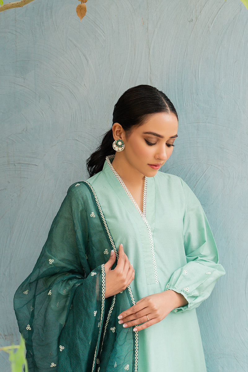 Beryl Turf 2-Piece Set (Shirt & Dupatta) – Elegant Traditional Outfit for Women, Weddings, Festivals & Special Occasions