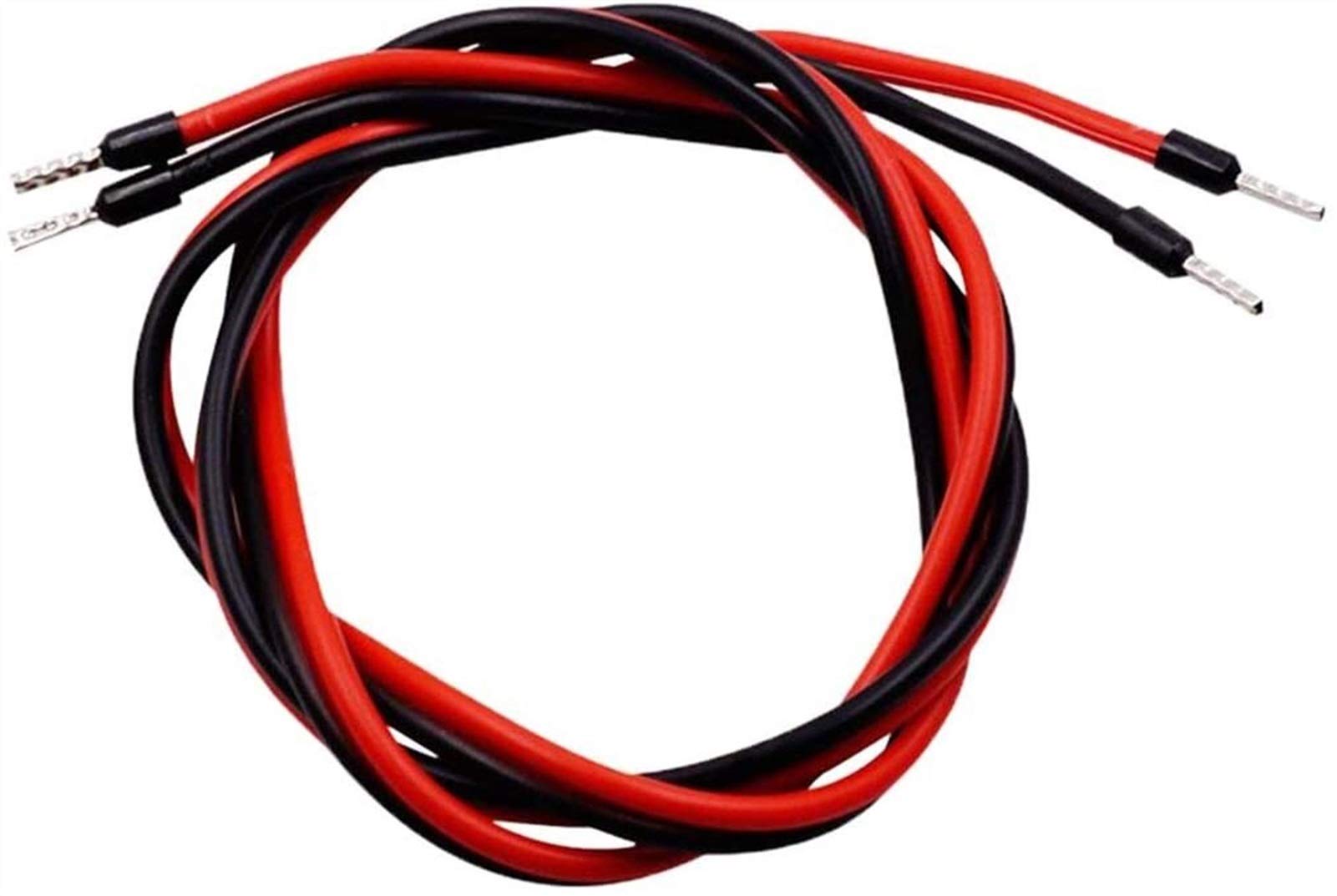 60cm Heated Bed Wire Cable Power Line for 3D Printer - High Temperature Resistant Power Cord for 3D Printing, DIY Electronics & Maker Projects
