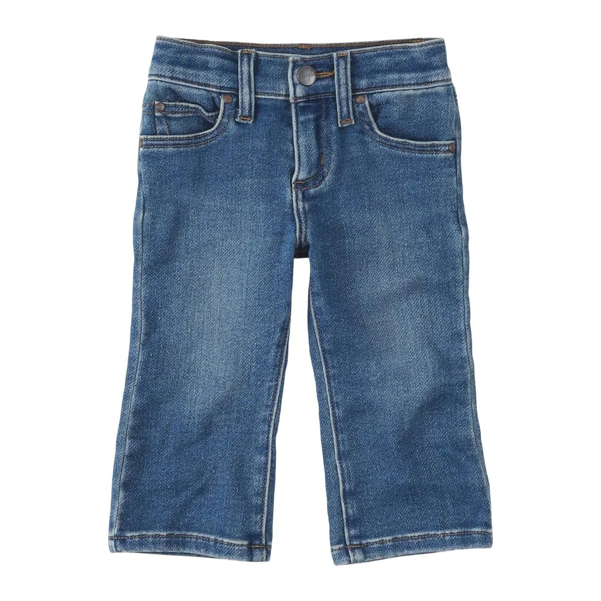 Toddler Wrangler Bootcut Jeans for Boys & Girls - Comfortable Stretch Denim Pants for Playtime & Outdoor Adventures