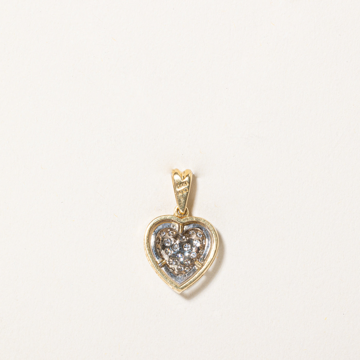 0.32ctw Diamond Heart Pendant Necklace - 14K White Gold Elegant Jewelry Gift for Women - Perfect for Valentine's Day, Anniversary & Romantic Occasions