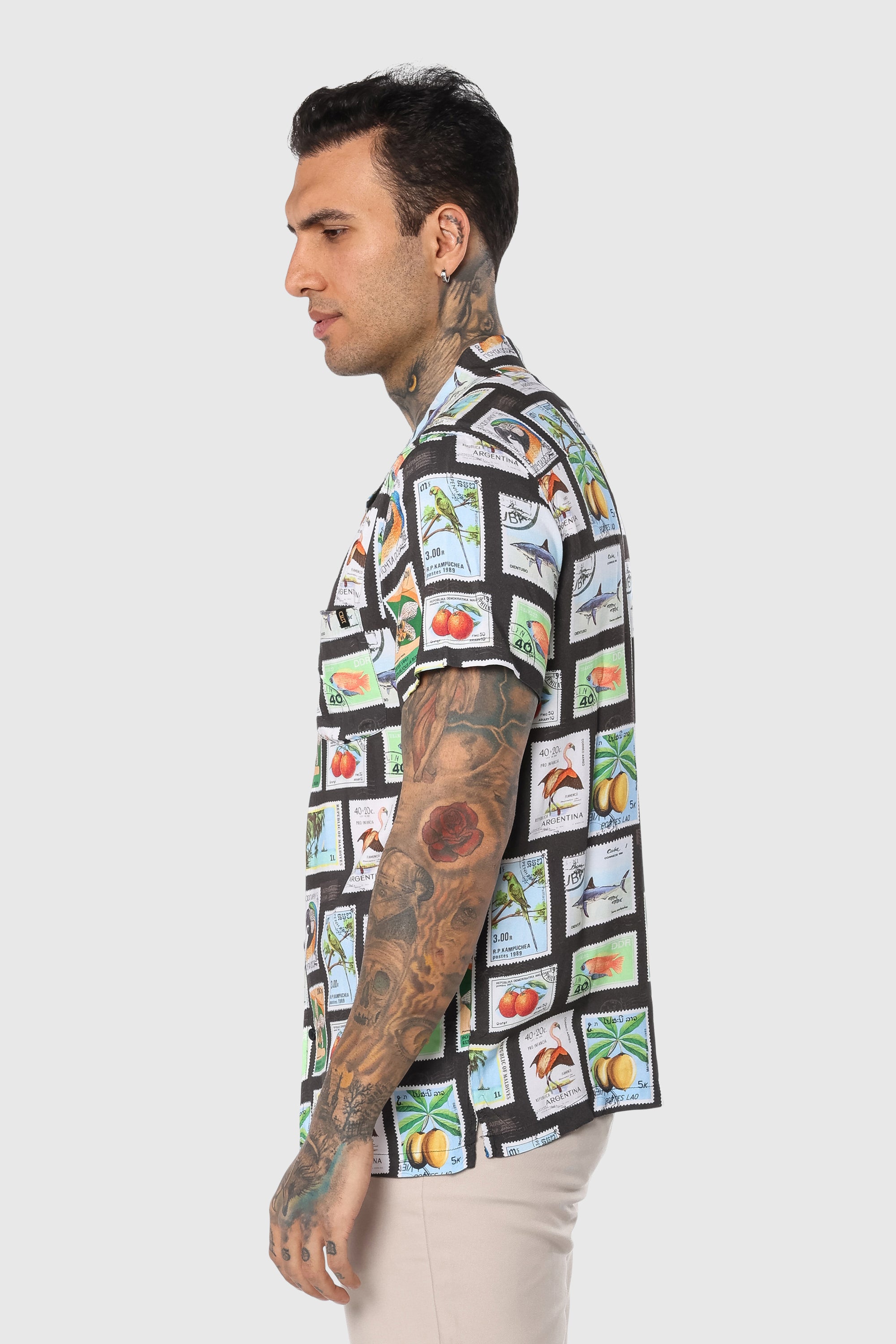 Stylish Men's Vice Button Up Shirt - Casual & Formal Wear for Work, Parties & Everyday Outfits