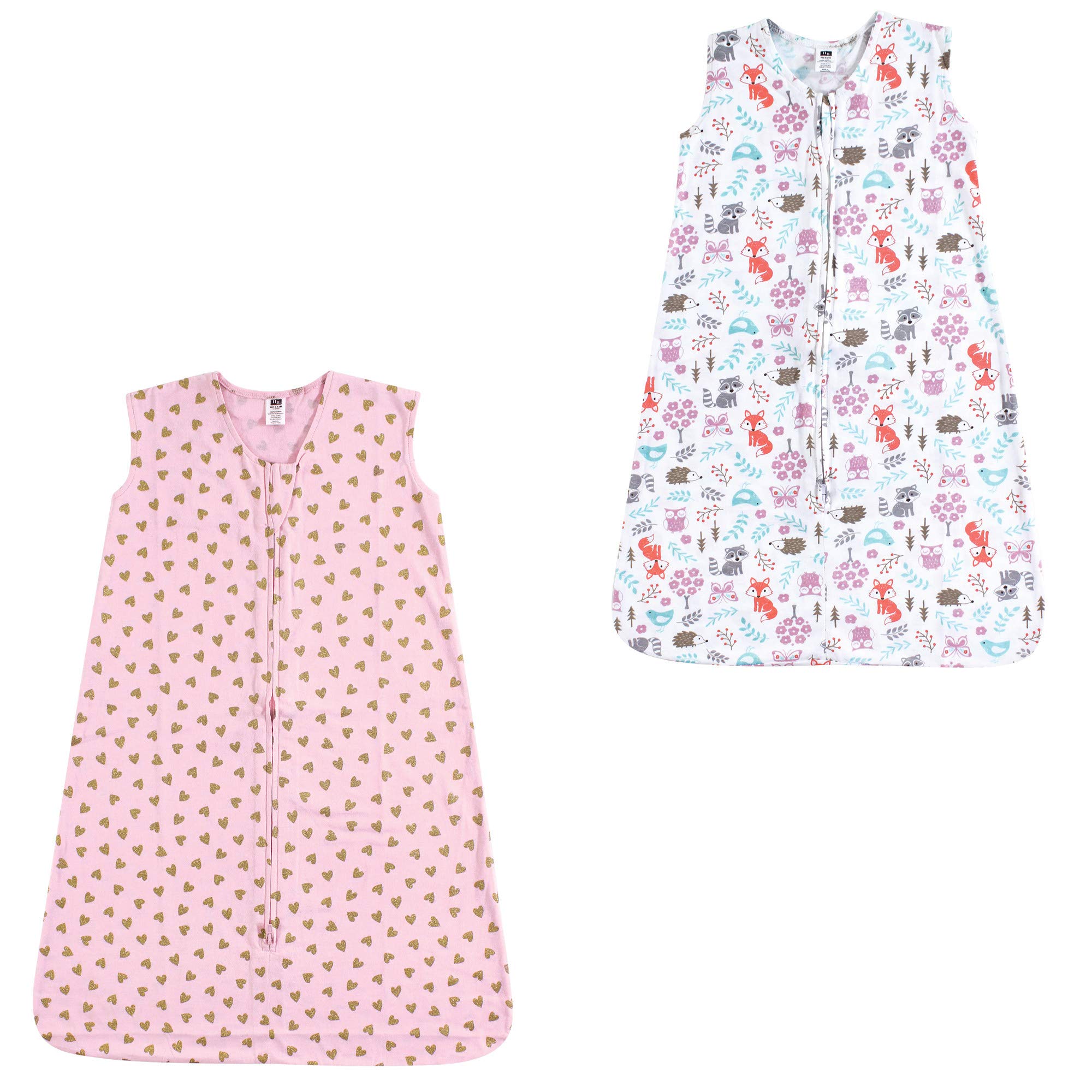 Hudson Baby Cotton Sleeveless Sleeping Bag for Infants - Perfect for Nursery & Travel