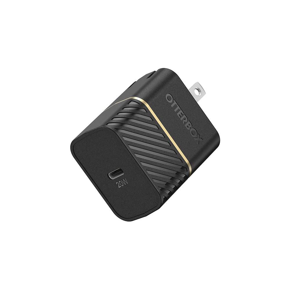 OtterBox 20W Fast Charge USB Wall Charger - Black | Quick Charging for iPhone, Android, Samsung | Perfect for Home, Office & Travel