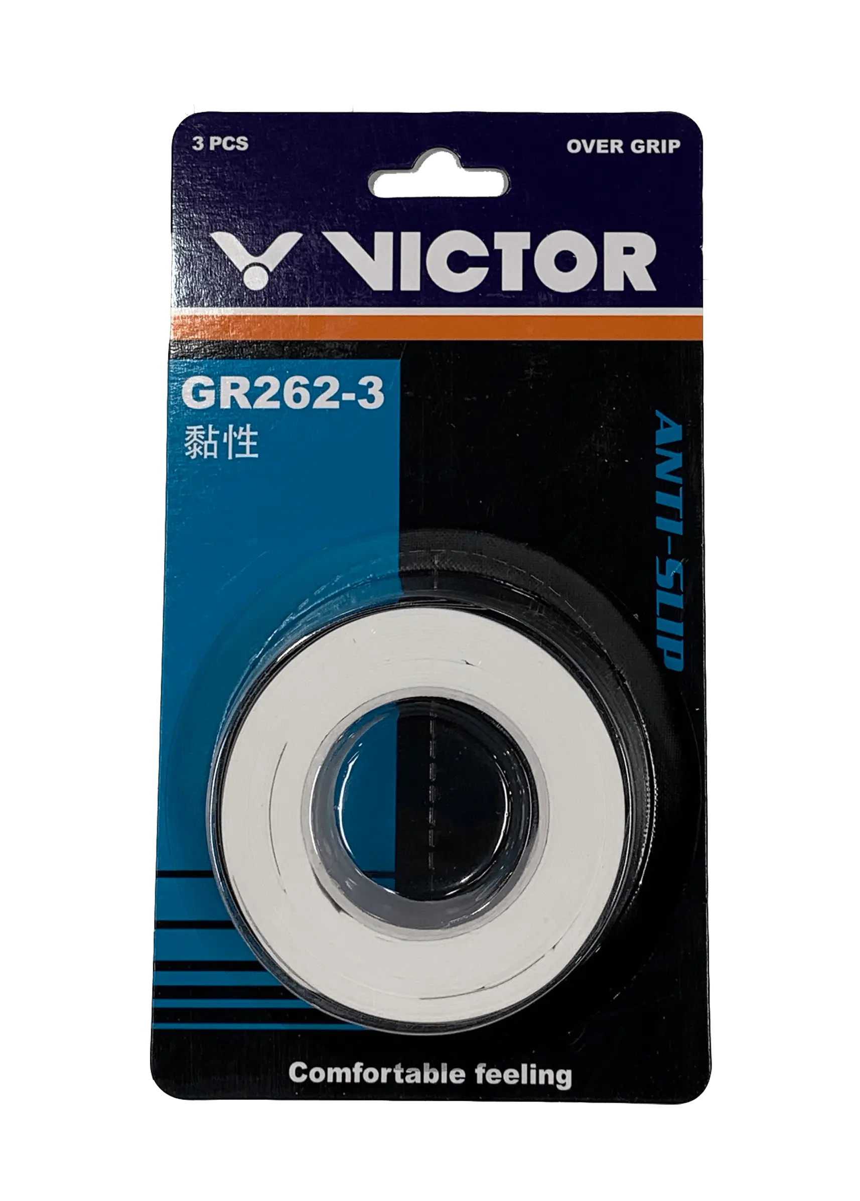 Victor GR262 3A Overgrip Tennis Racket Grip Tape - 3 Pack for Enhanced Comfort & Sweat Absorption | Perfect for Tennis, Badminton & Racquetball Players