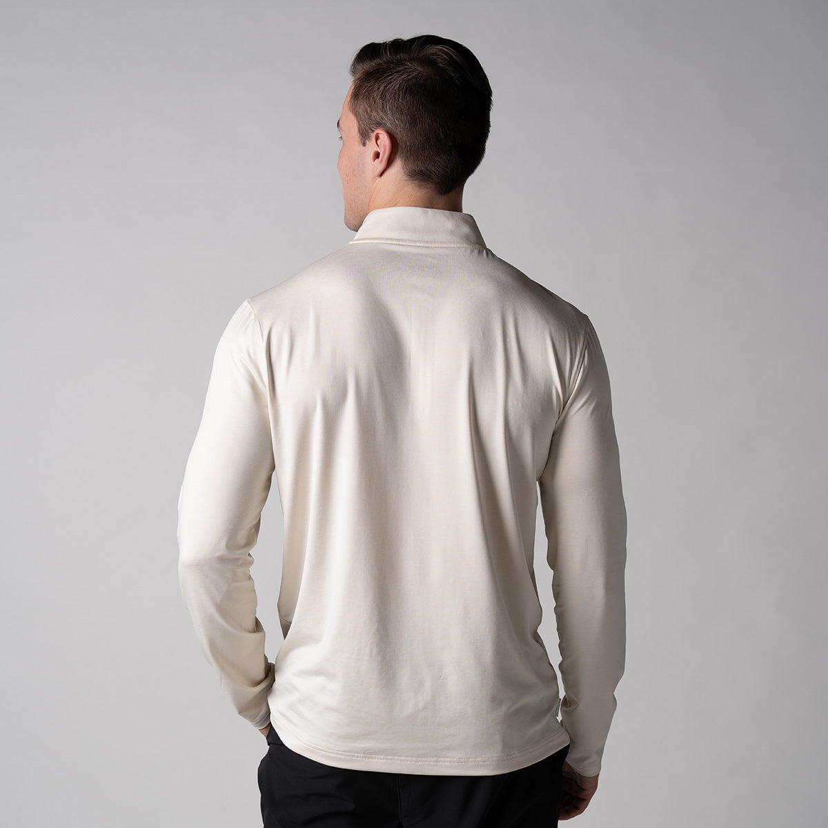 Men's Quarter Zip Pullover Sweater - Lightweight Fleece Jacket for Casual & Outdoor Wear | Perfect for Hiking, Work & Everyday Use