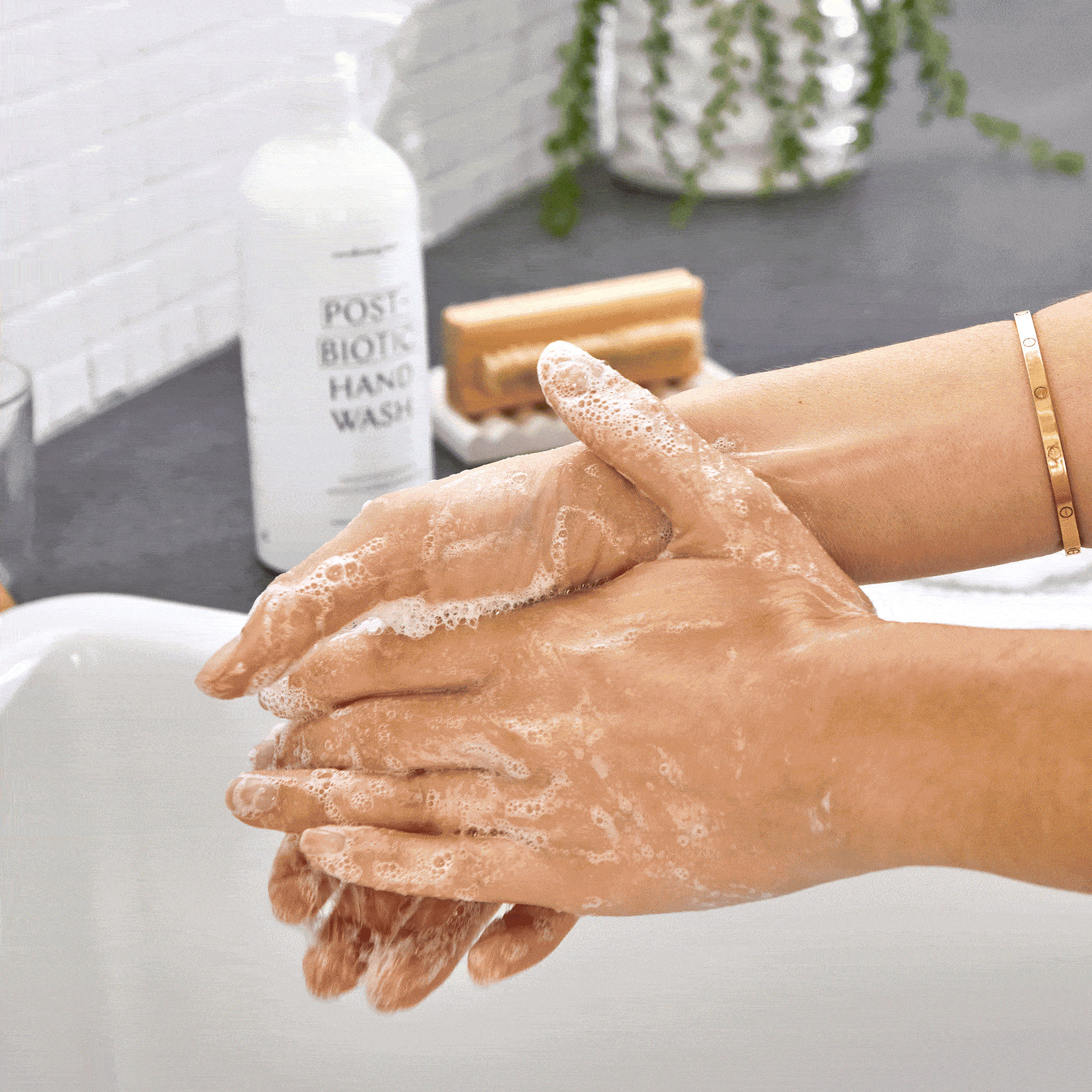 Postbiotic Hand Wash for Healthy Skin - Gentle & Moisturizing (3-Month Supply) - Ideal for Daily Use at Home, Office, and Travel