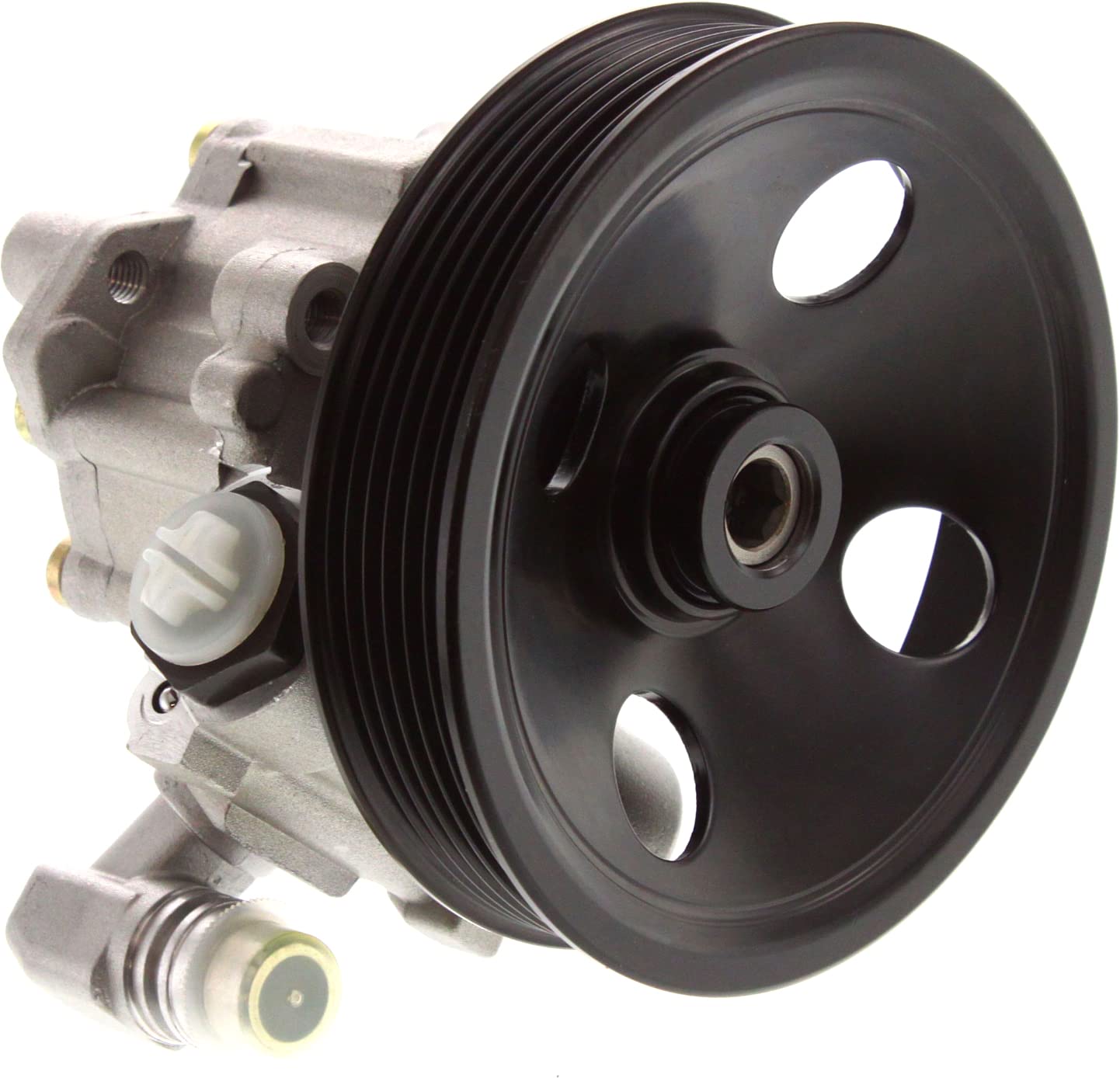 Evan Fischer Power Steering Pump with Pulley for 1998-2002 Mercedes Benz E320 3.2L - Replaces OEM #215292 | No Self-Leveling/Anti-Lock Differential | Smooth Steering Performance for City Driving & Highway Cruising