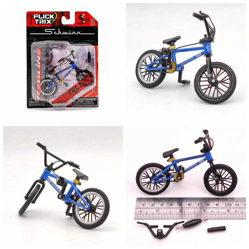 Premium Finger Bike FLICK TRIX Mini BMX Diecast Model Toy - Collectible Miniature Bicycle for Kids & Adults - Perfect for Office Desk Decor, Stress Relief, and Gift Giving