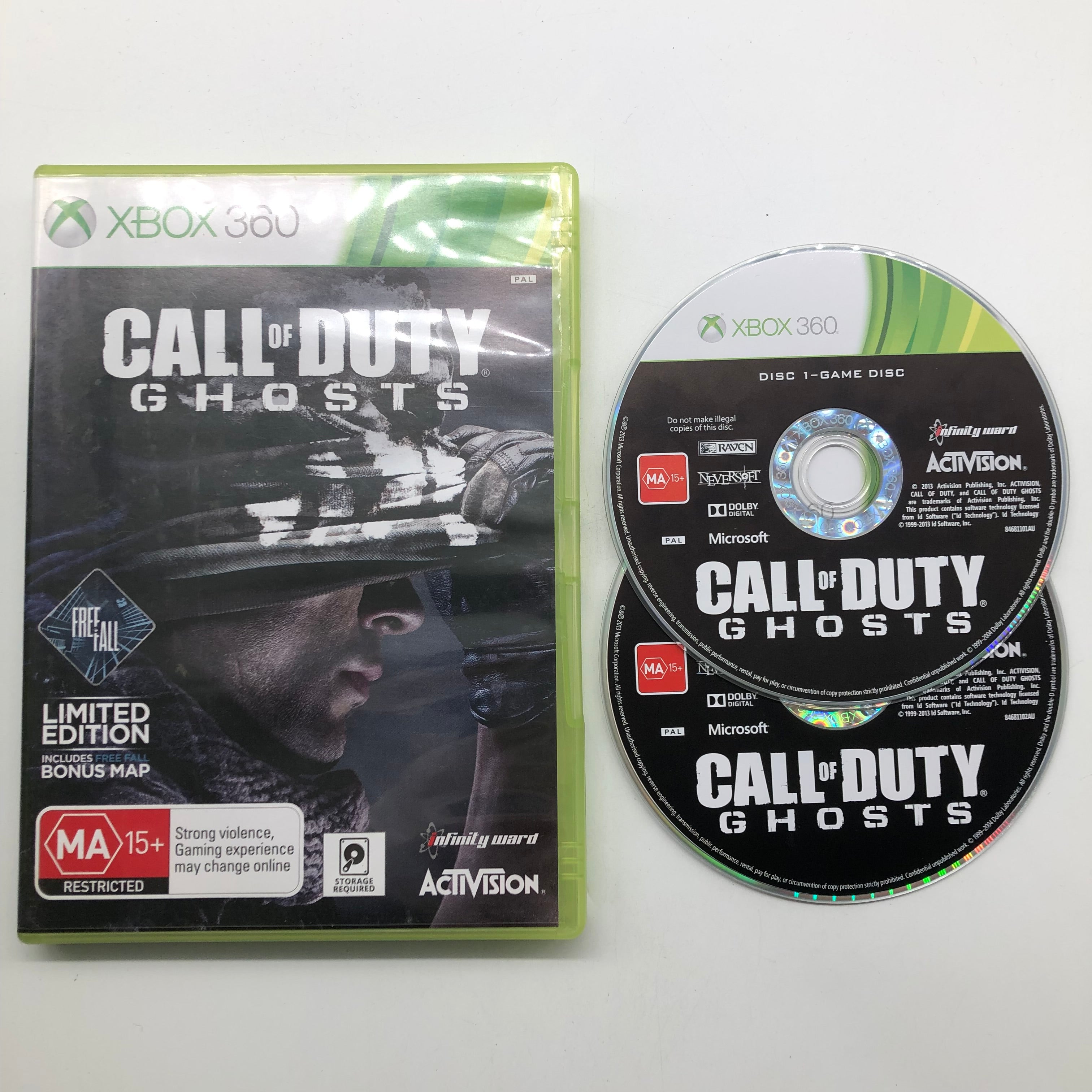 Call of Duty Ghosts - Xbox 360 Game (PAL Version) | First-Person Shooter Action Game for Consoles | Perfect for Multiplayer Battles & Gaming Nights