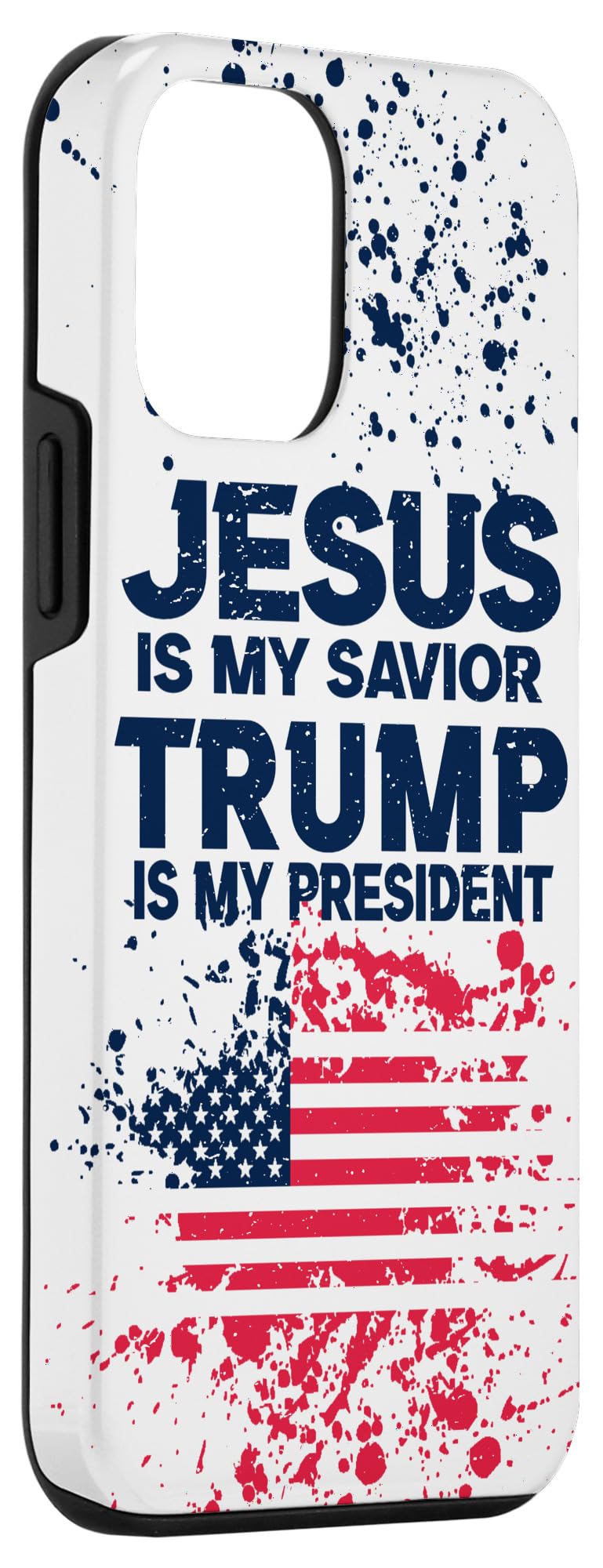 iPhone 12 Mini Case - Patriotic American Flag Design with 'Trump 2020' Print | Slim Protective Cover for iPhone 12 Mini | Perfect for Political Supporters, Campaign Events & Patriotic Gift Giving
